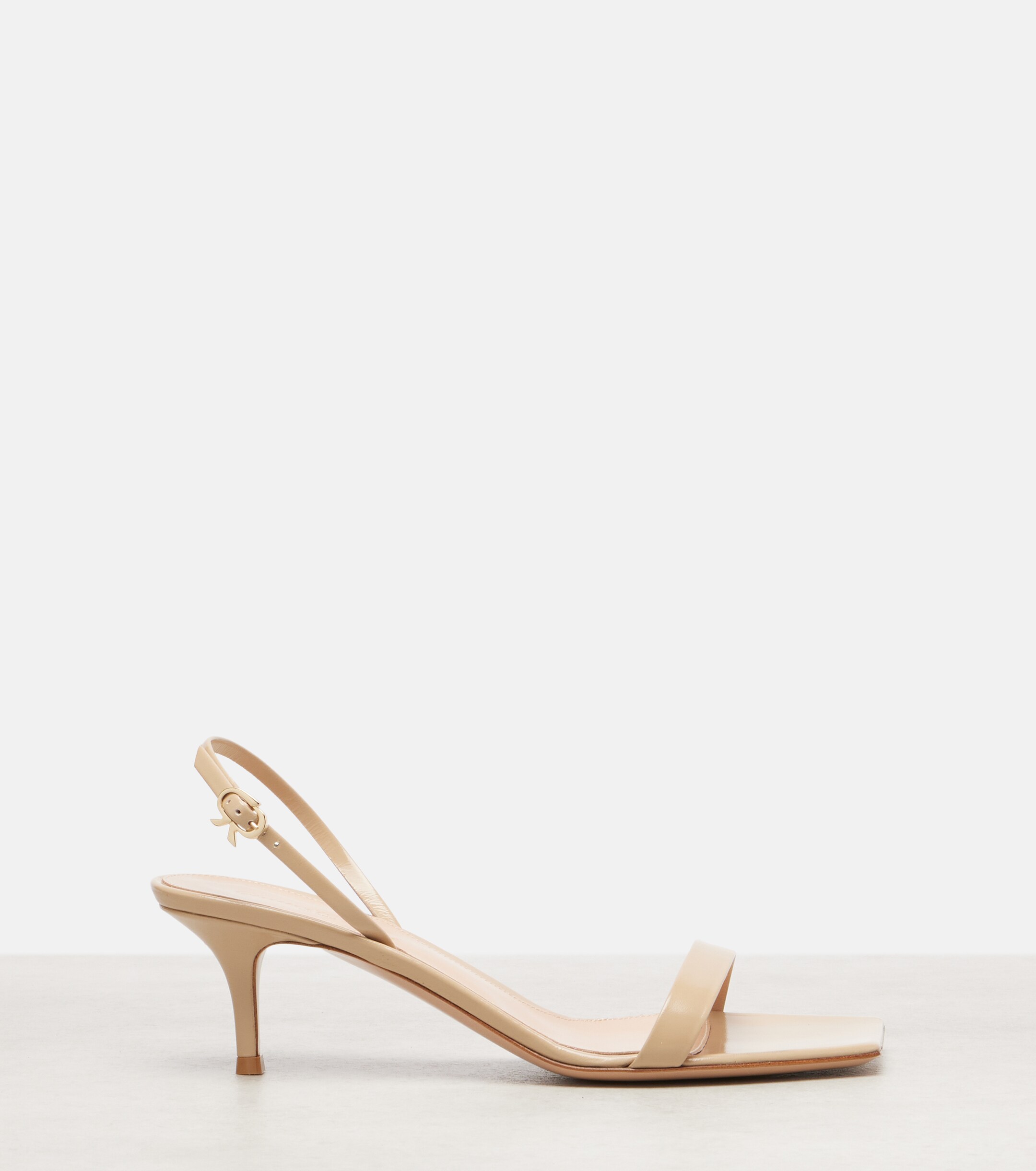 GIANVITO ROSSI Ribbon patent leather sandals thumbnail
