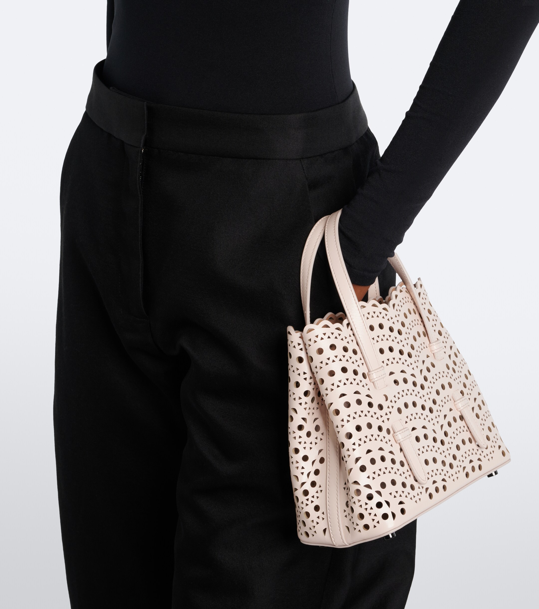 Alaïa Mina 20 Vienne leather tote bag