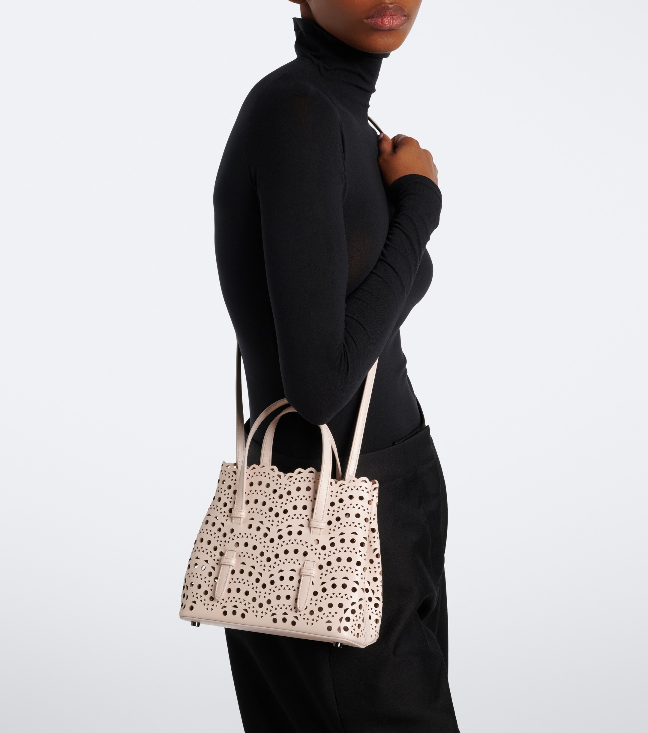 Alaïa Mina 20 Vienne leather tote bag
