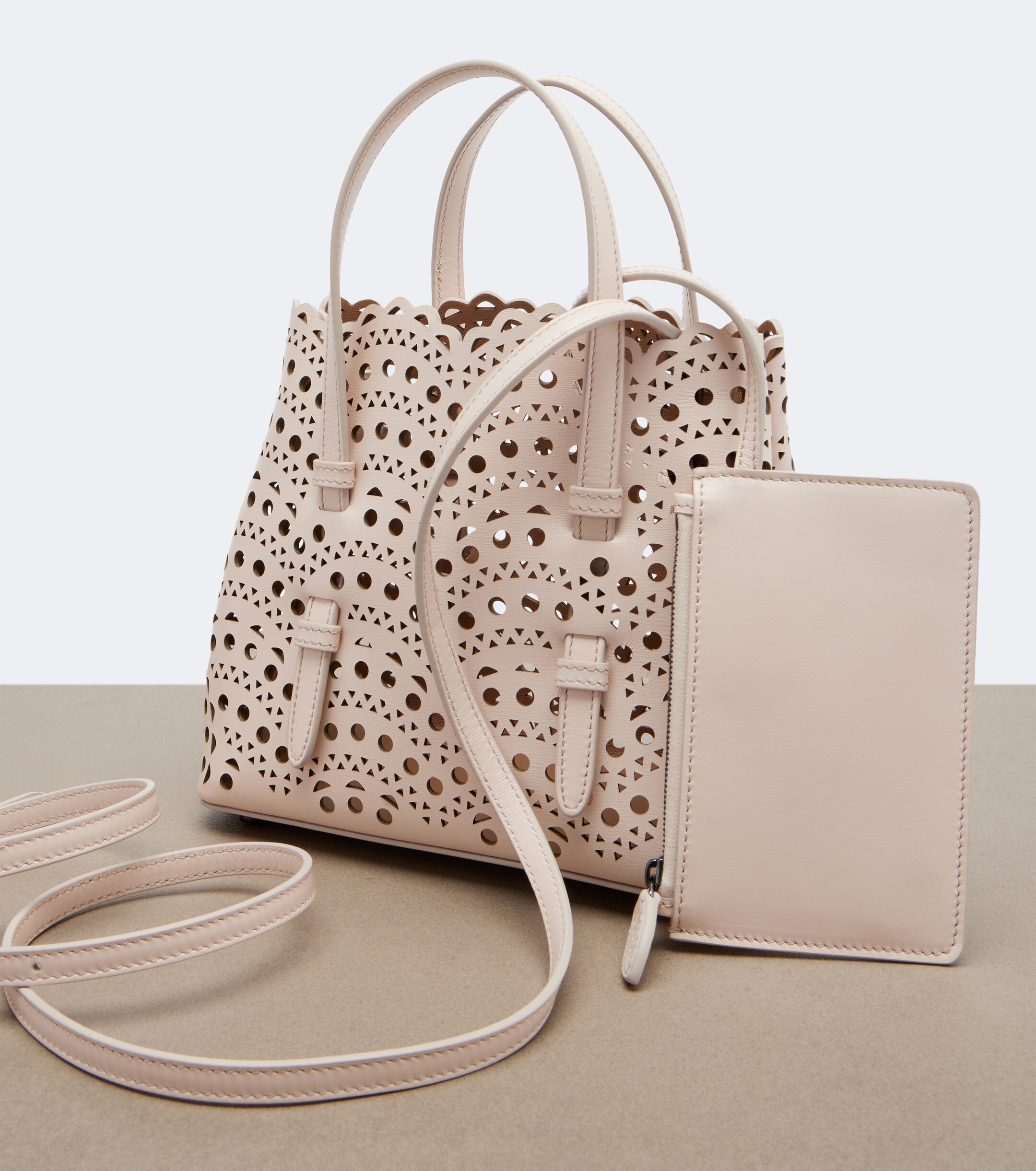 Alaïa Mina 20 Vienne leather tote bag