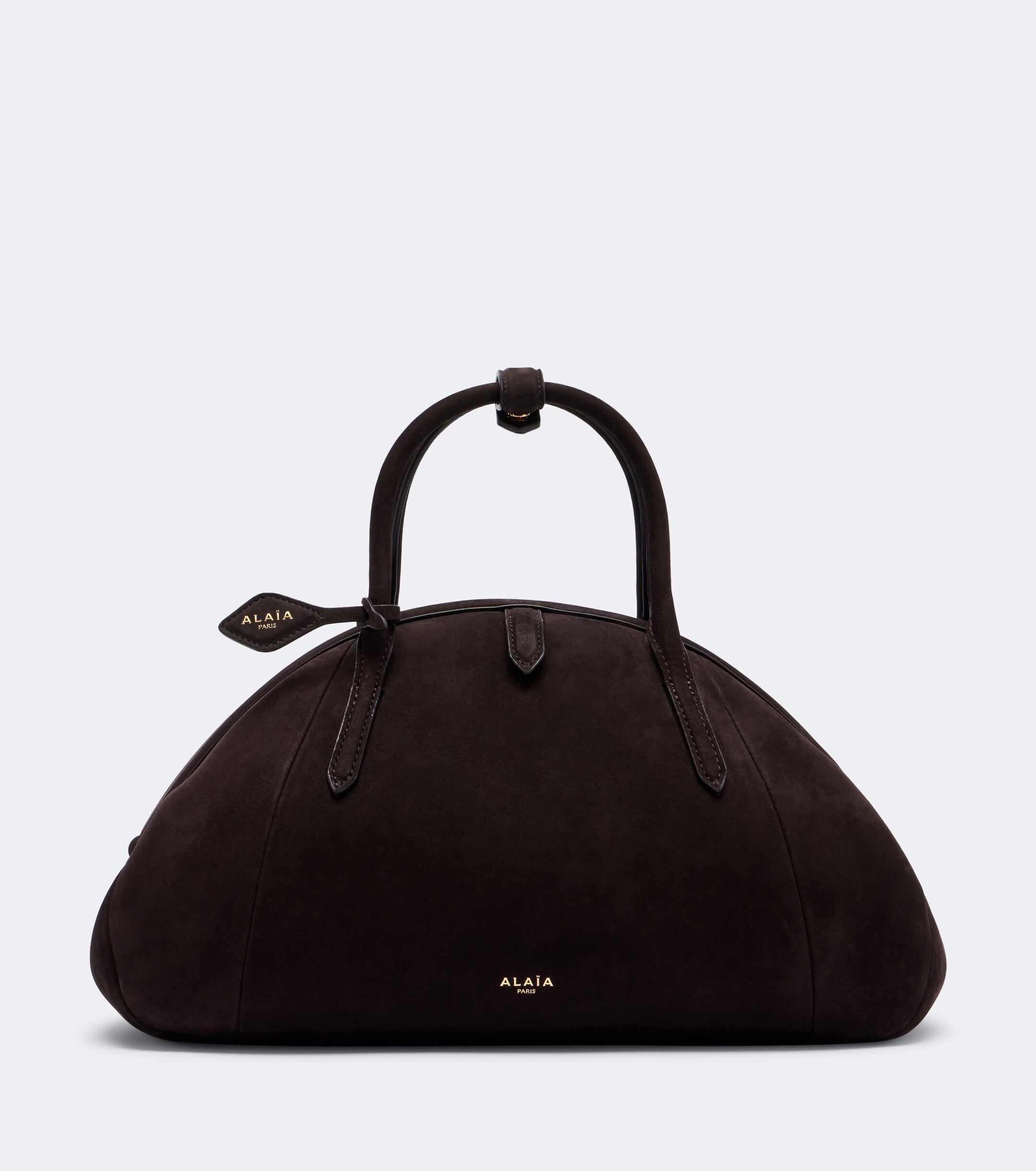 Alaïa Purse Small suede top-handle bag