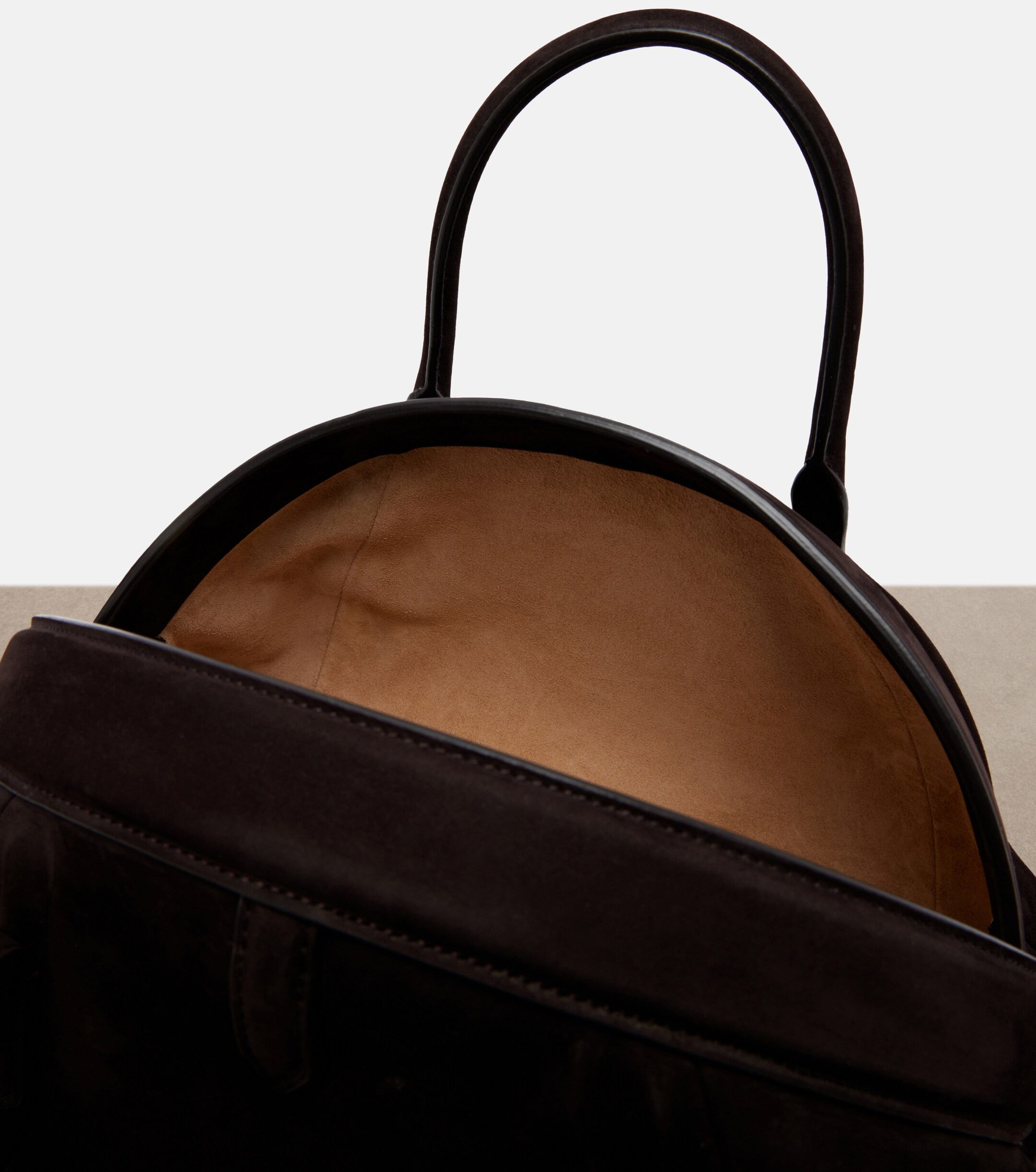 Alaïa Purse Small suede top-handle bag