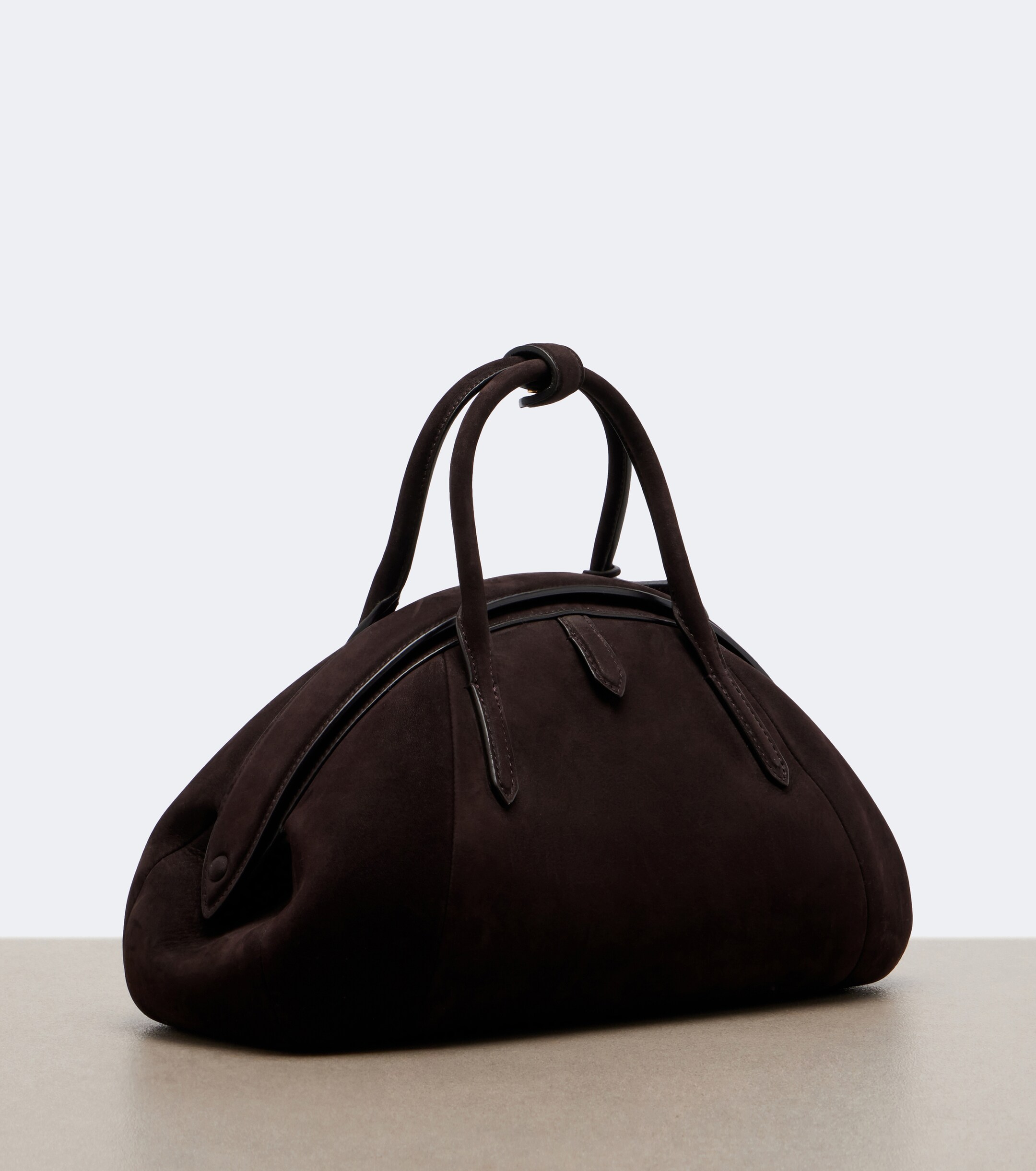 Alaïa Purse Small suede top-handle bag