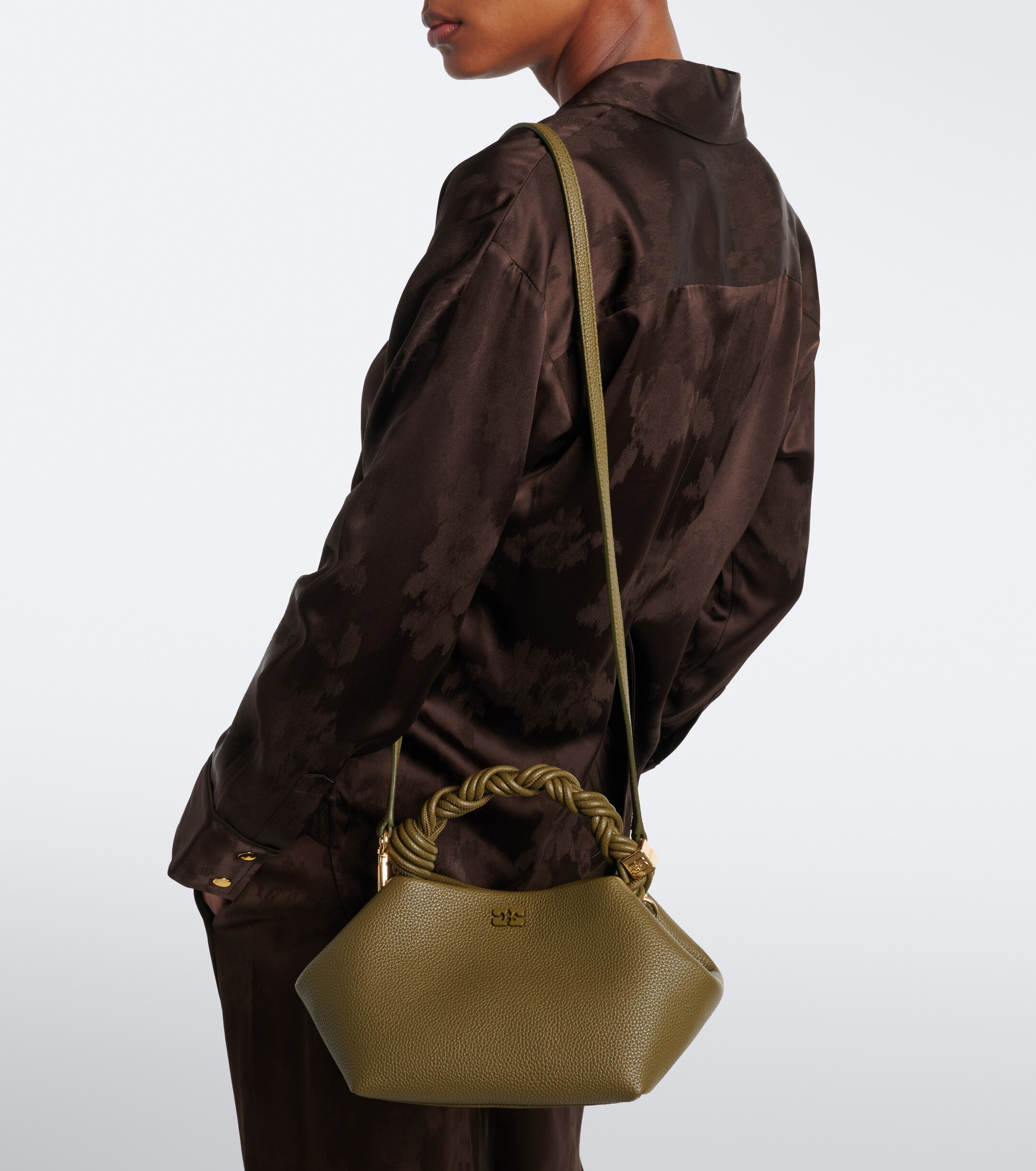 GANNI Bou Small top-handle bag
