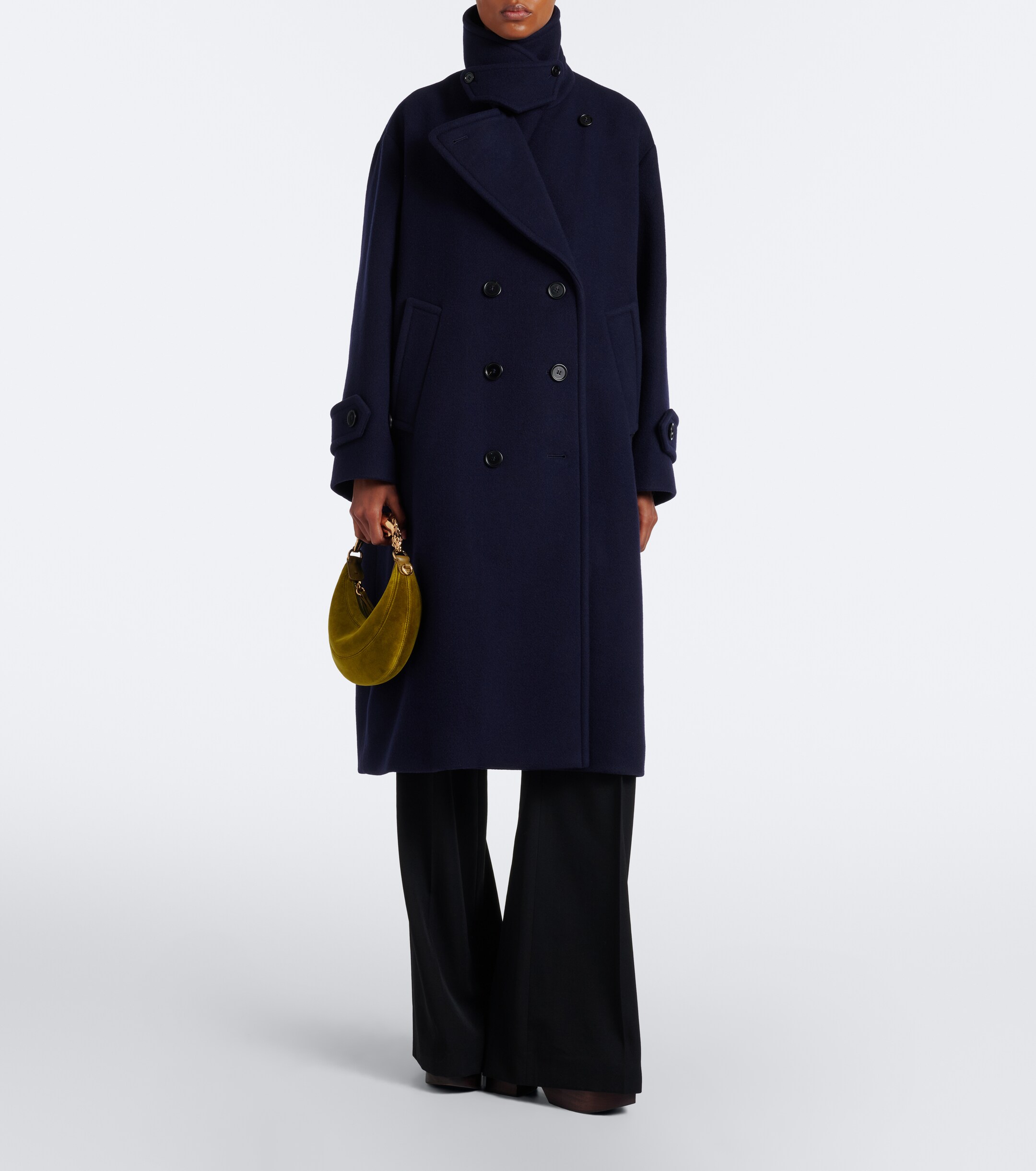 Chloé Chain Horse Small velvet shoulder bag