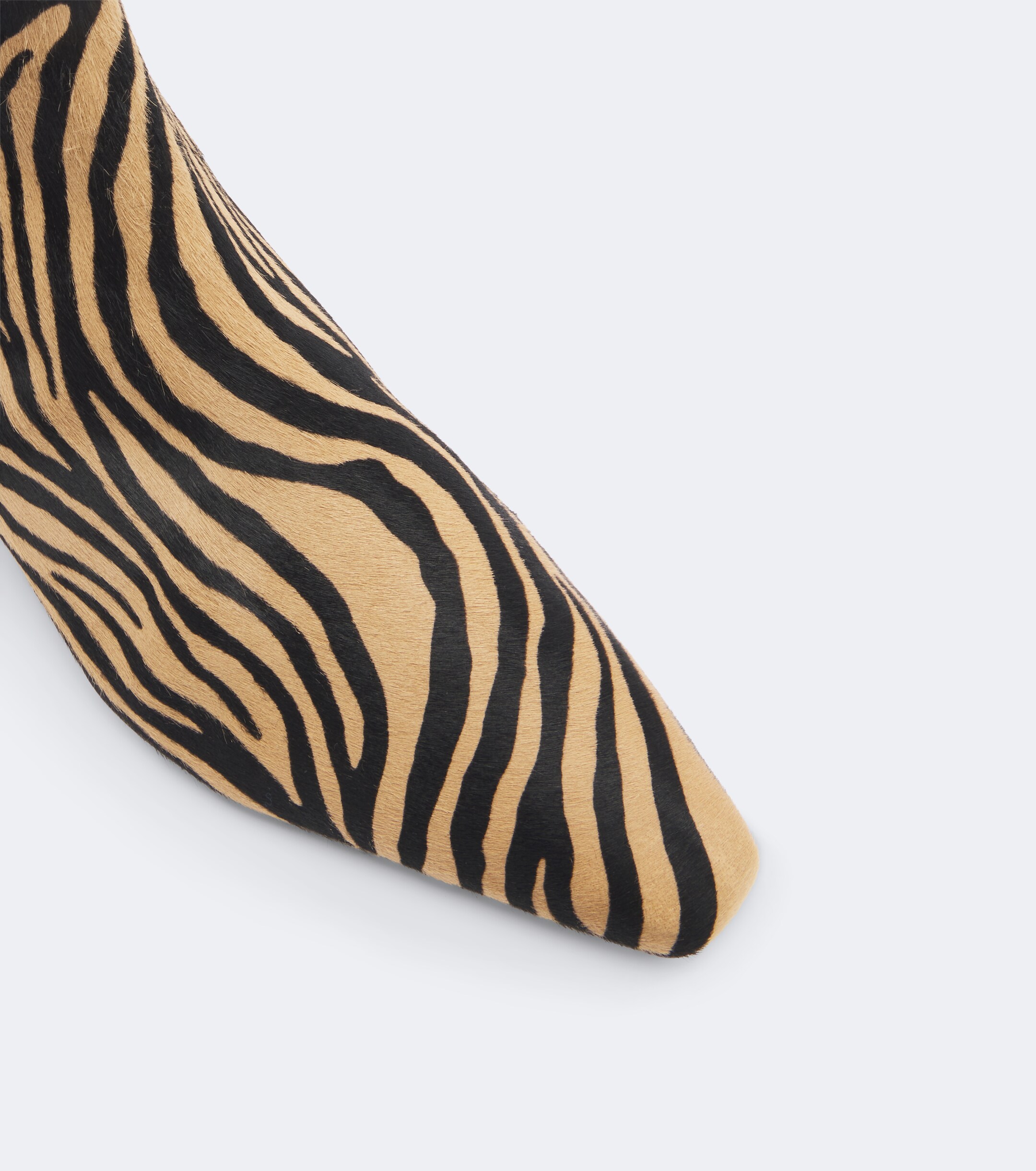 AEYDE Aeyde Lila zebra-print calf hair ankle boots