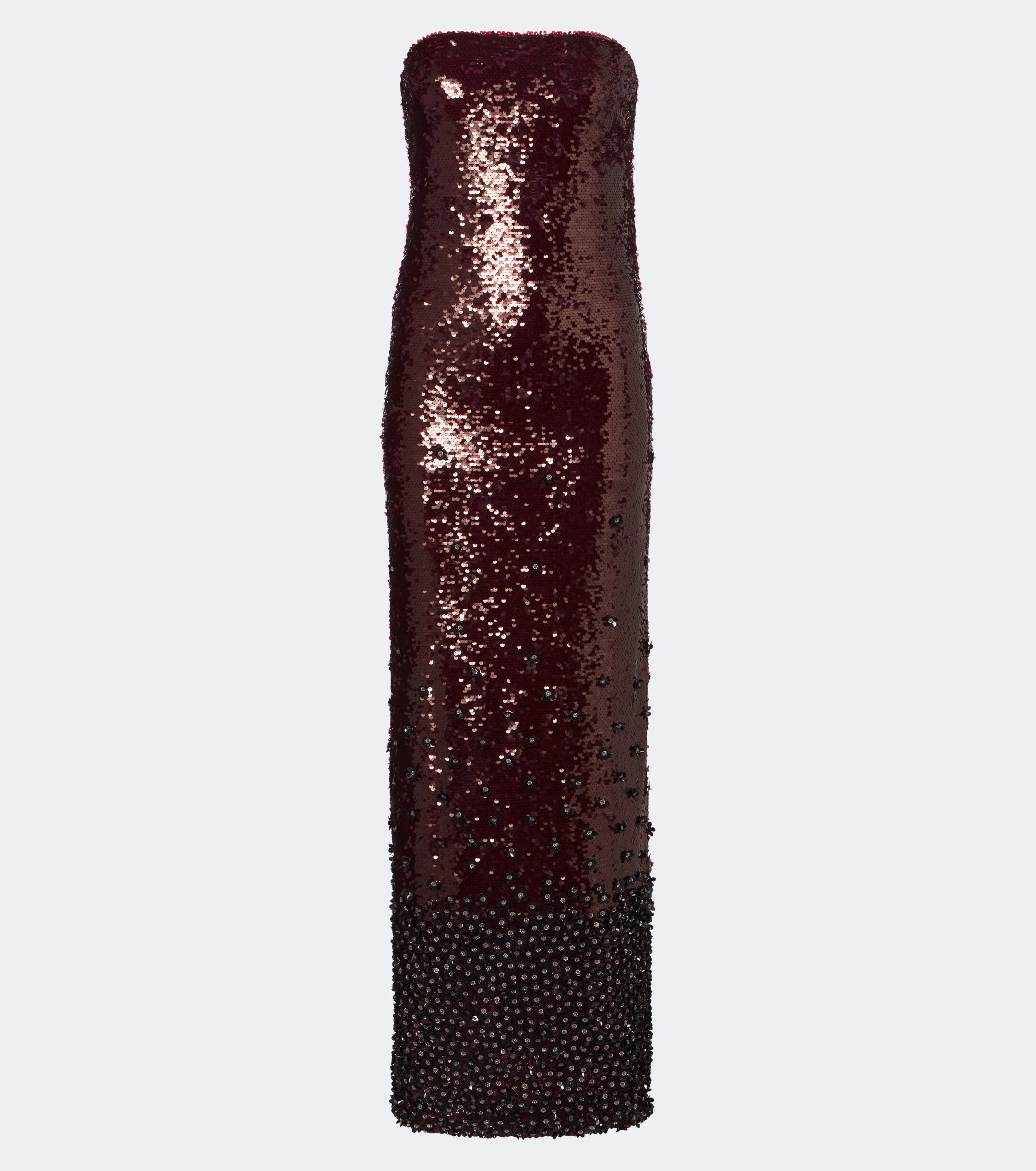LA FUORI Là Fuori Sequined bustier gown