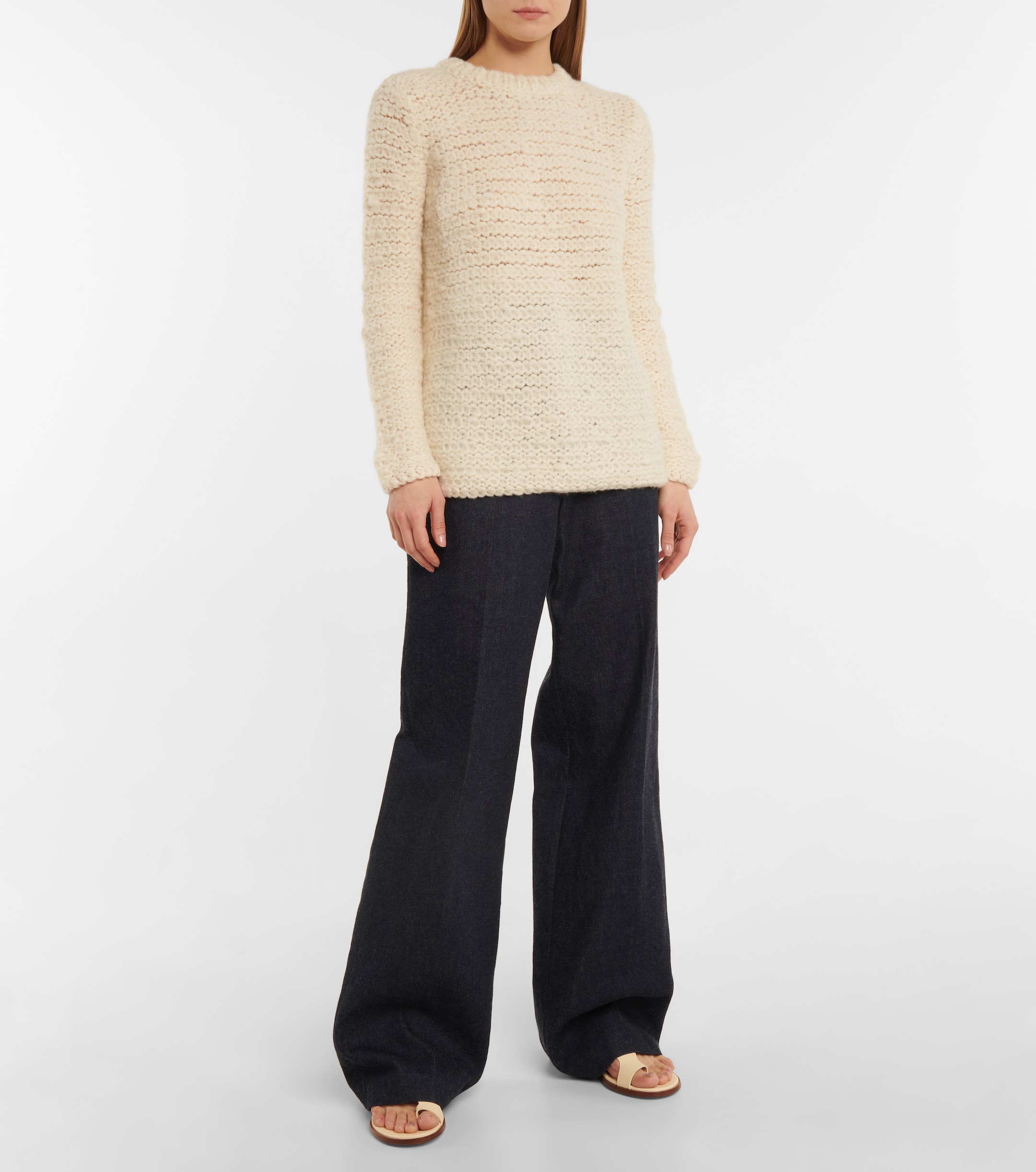 Gabriela Hearst Larenzo cashmere and wool sweater