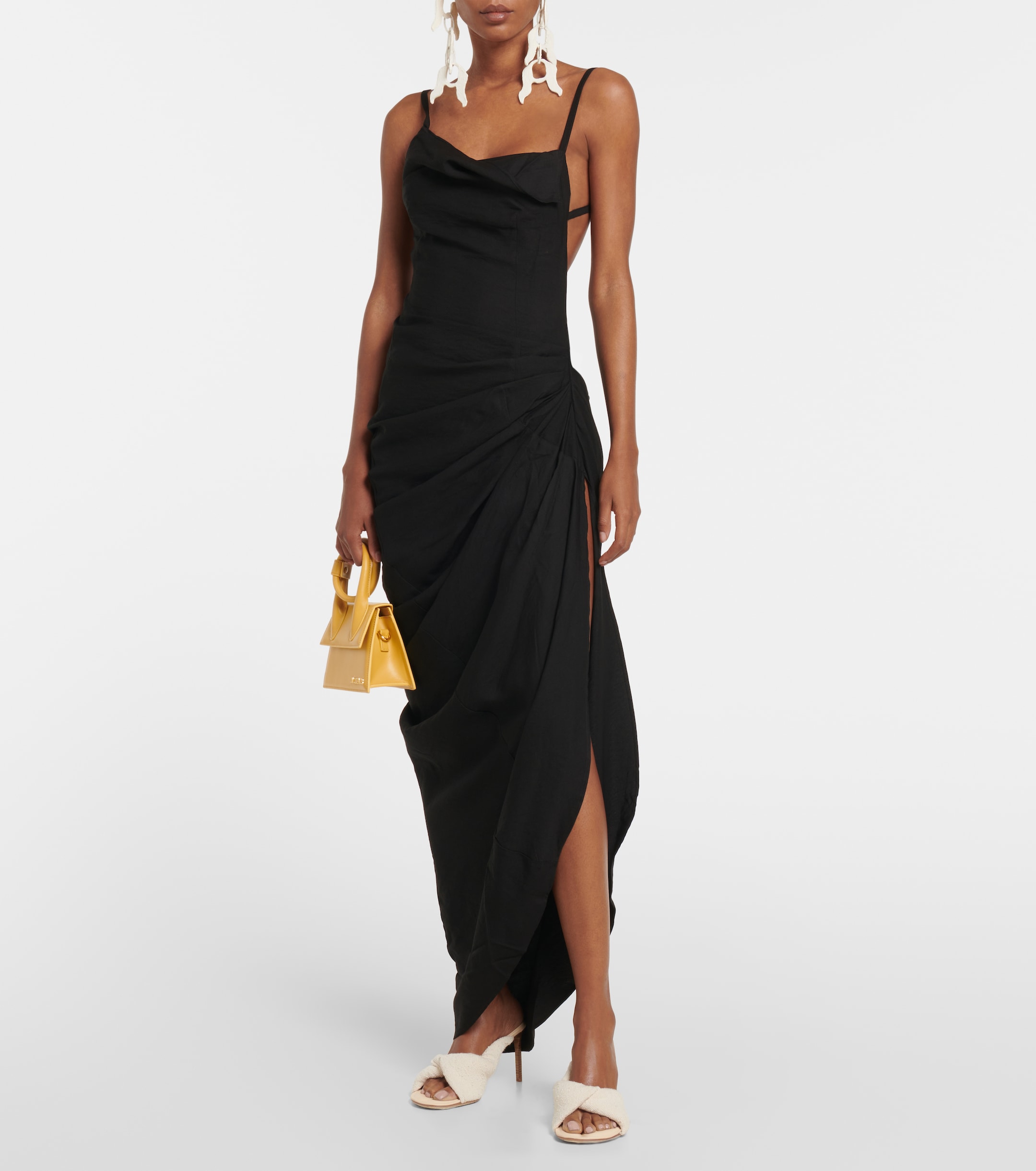 Jacquemus La Robe Saudade voile maxi dress