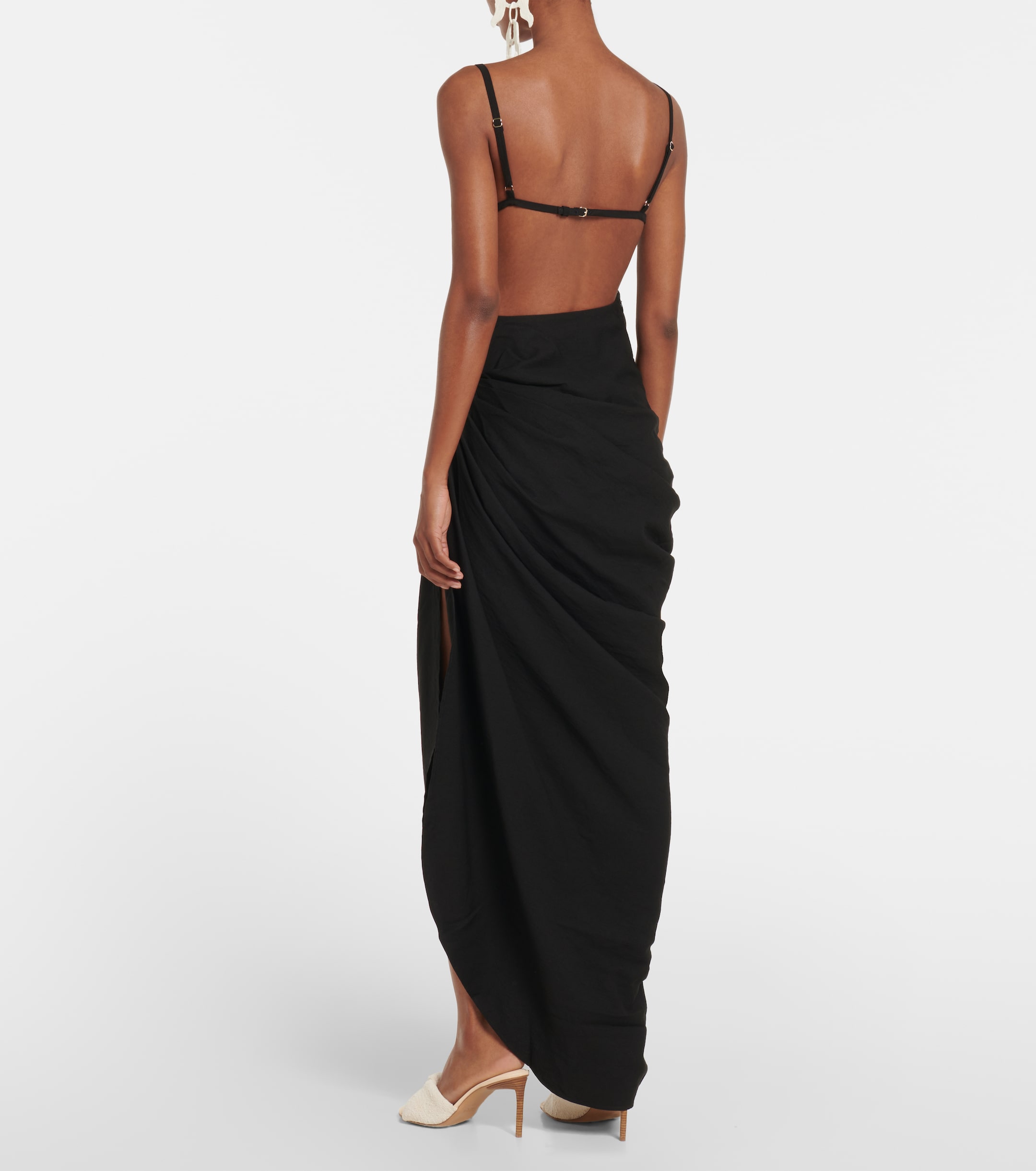 Jacquemus La Robe Saudade voile maxi dress