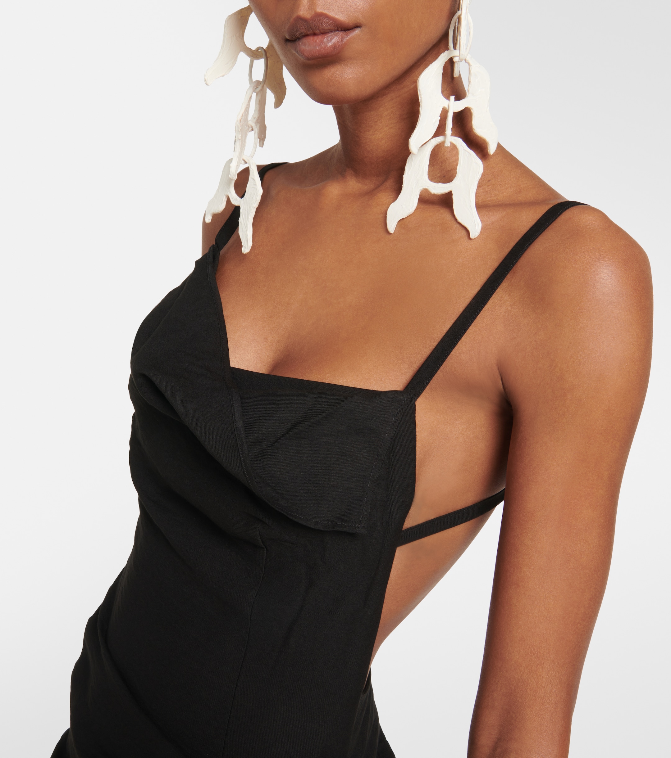 Jacquemus La Robe Saudade voile maxi dress