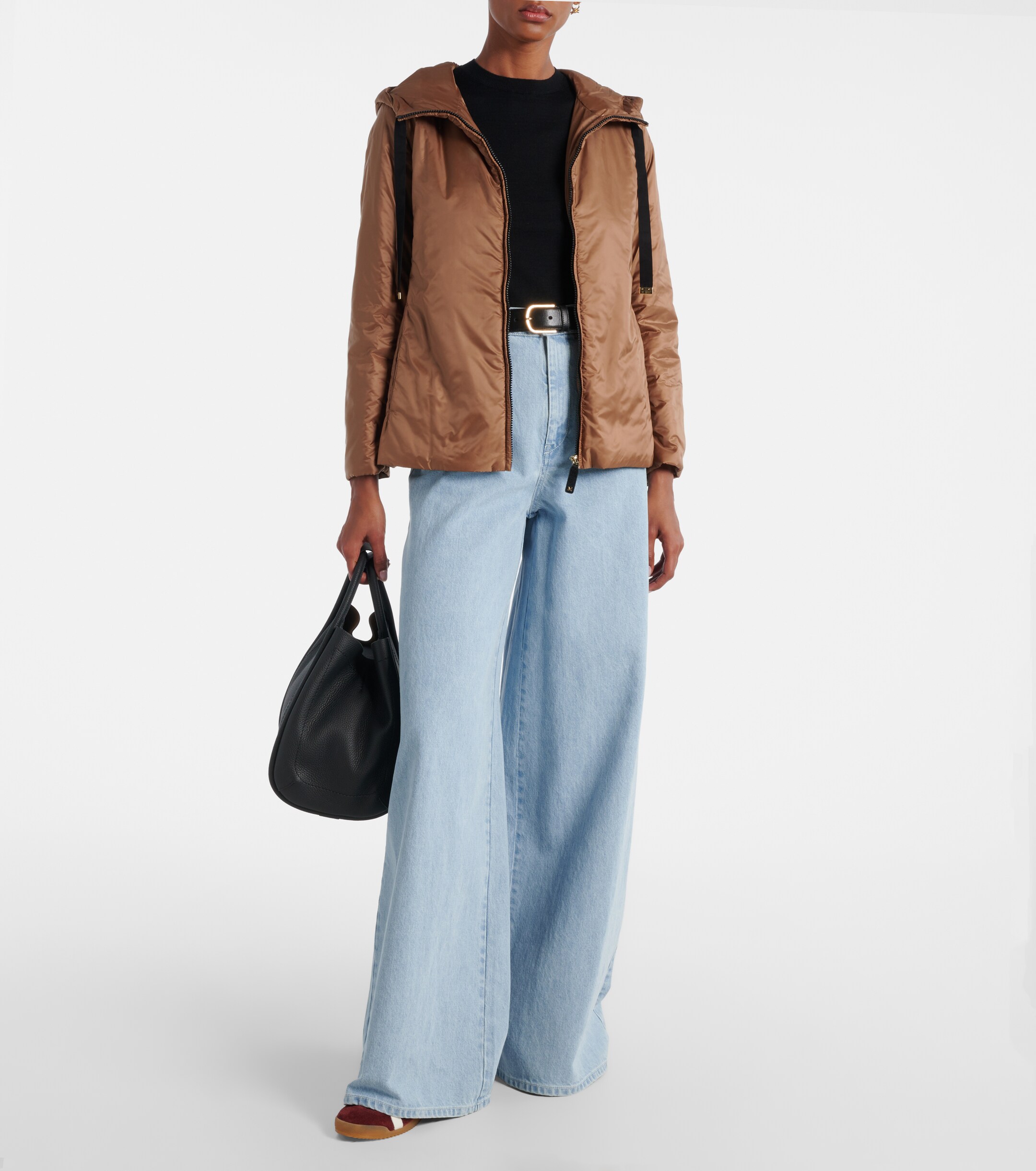 Max Mara Marine leather tote bag