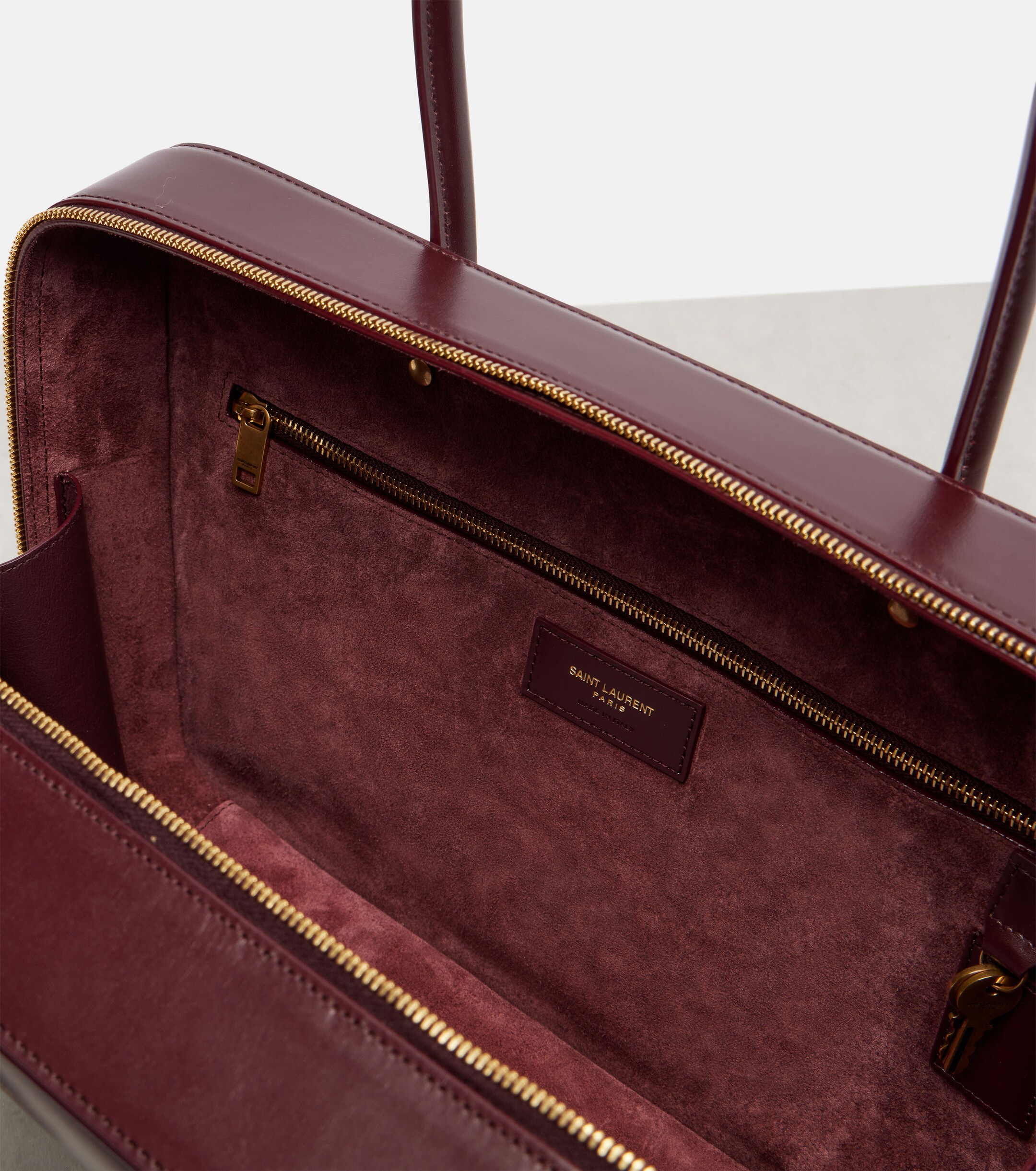 Saint Laurent Sac De Jour leather tote bag