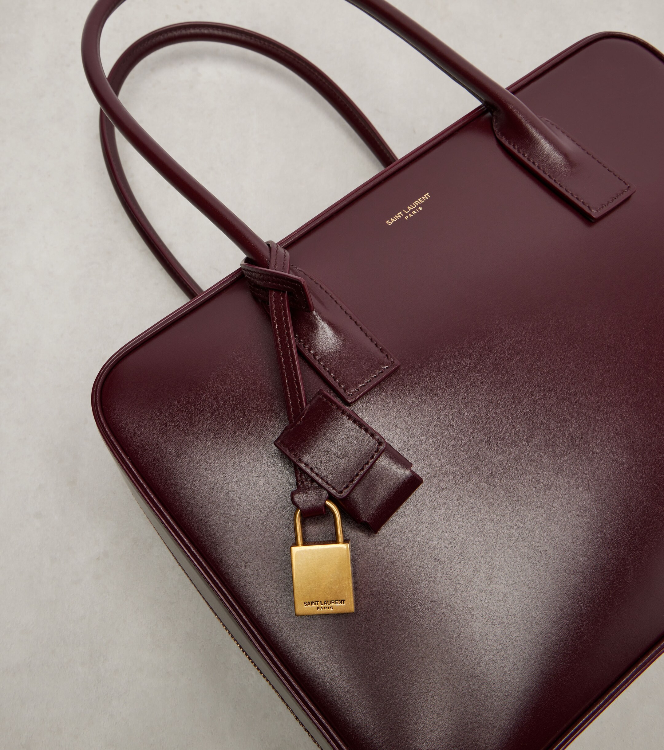 Saint Laurent Sac De Jour leather tote bag