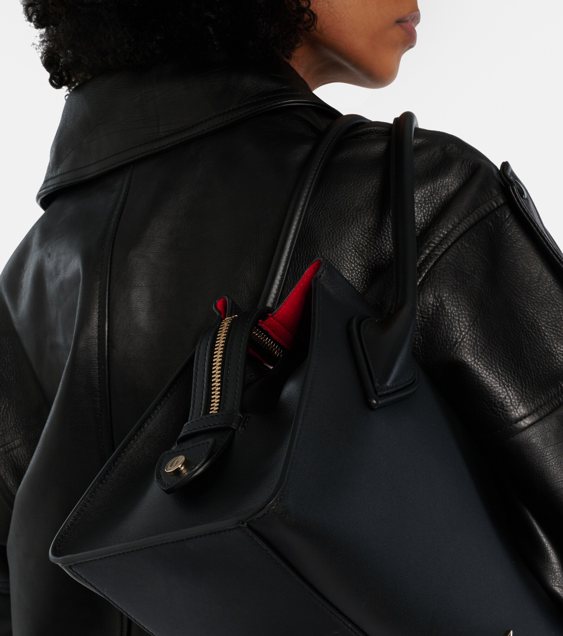 CHRISTIAN LOUBOUTIN Venus Medium leather shoulder bag