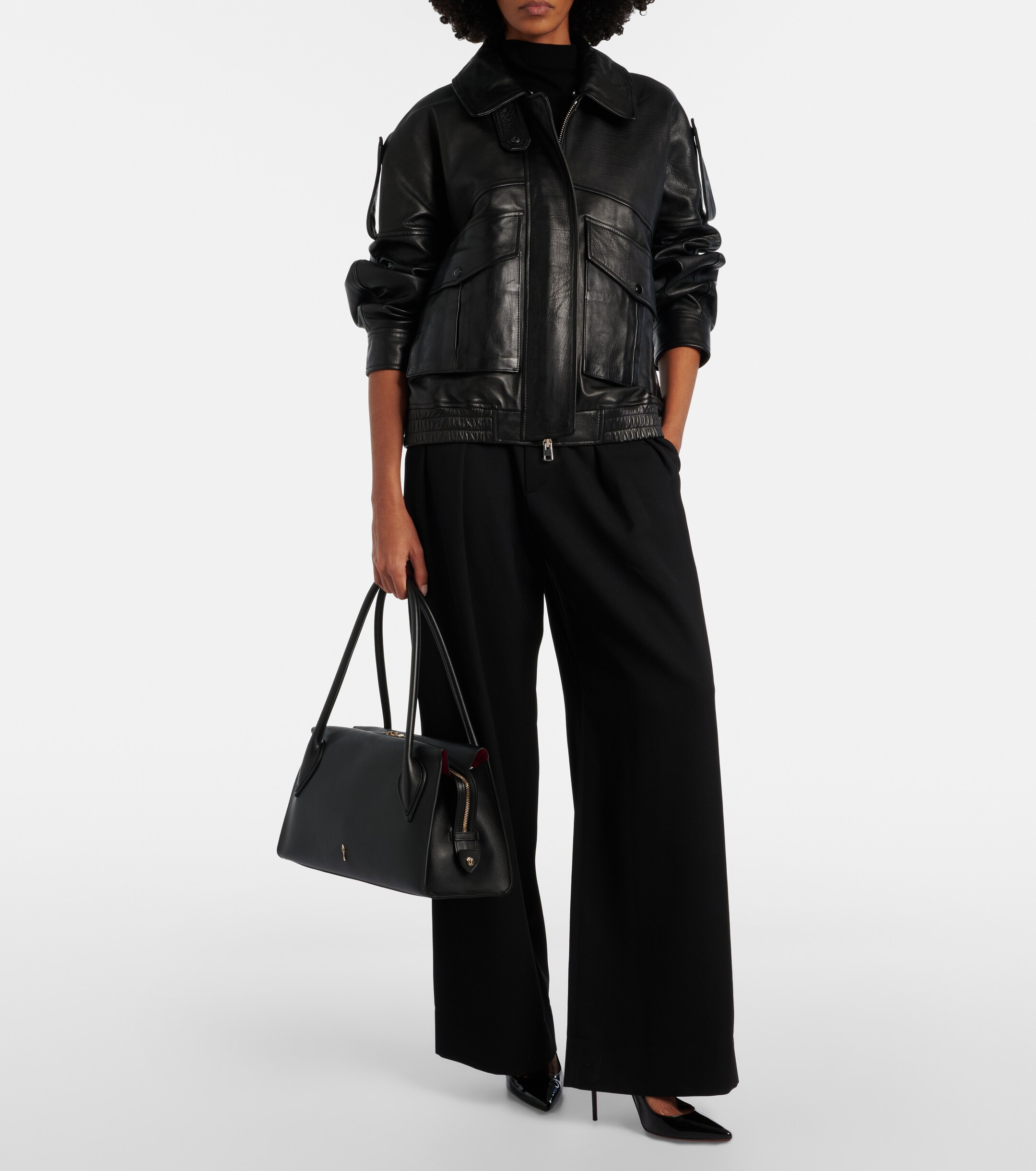 CHRISTIAN LOUBOUTIN Venus Medium leather shoulder bag