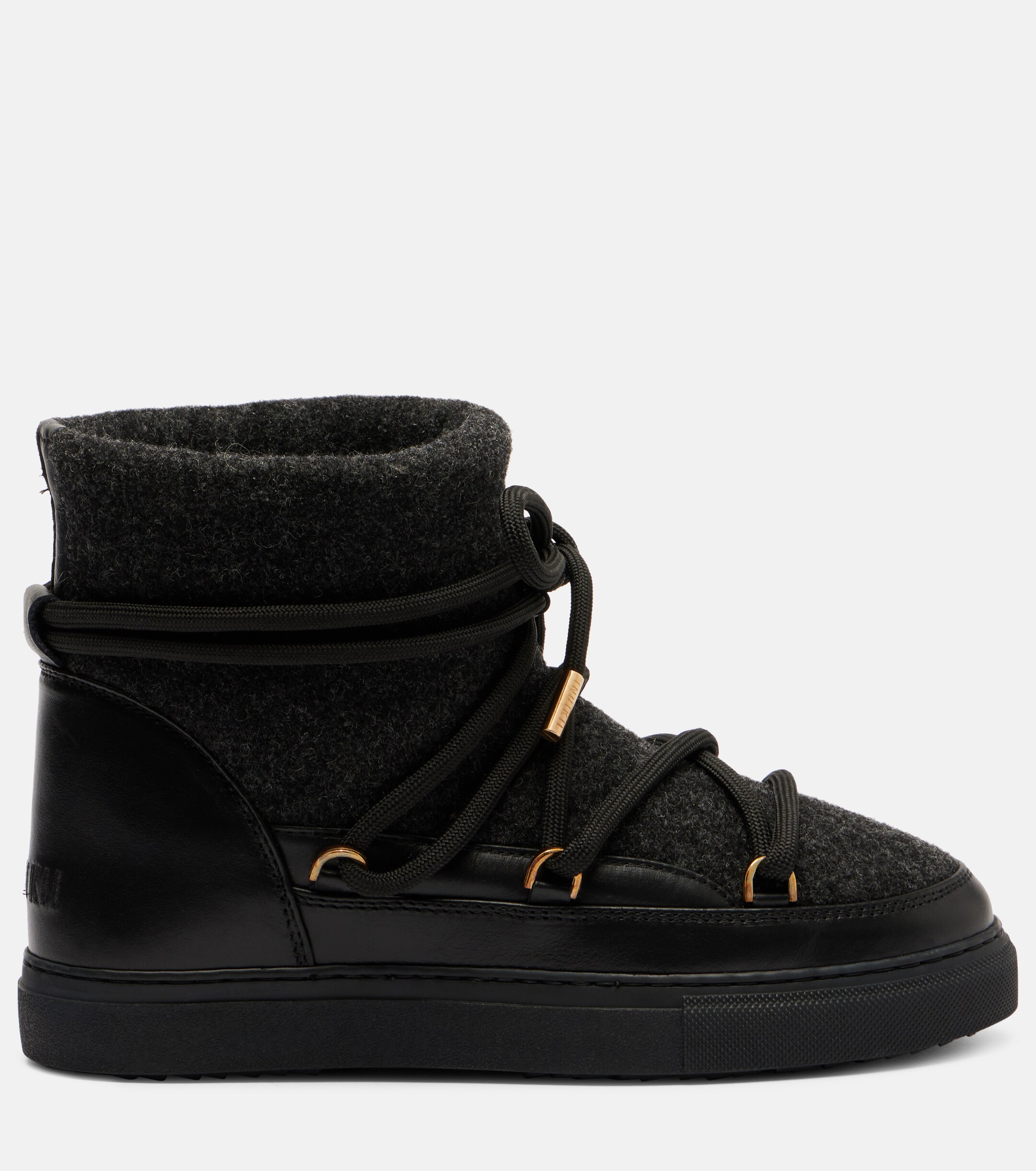 Inuikii Felt leather-trimmed snow boots thumbnail