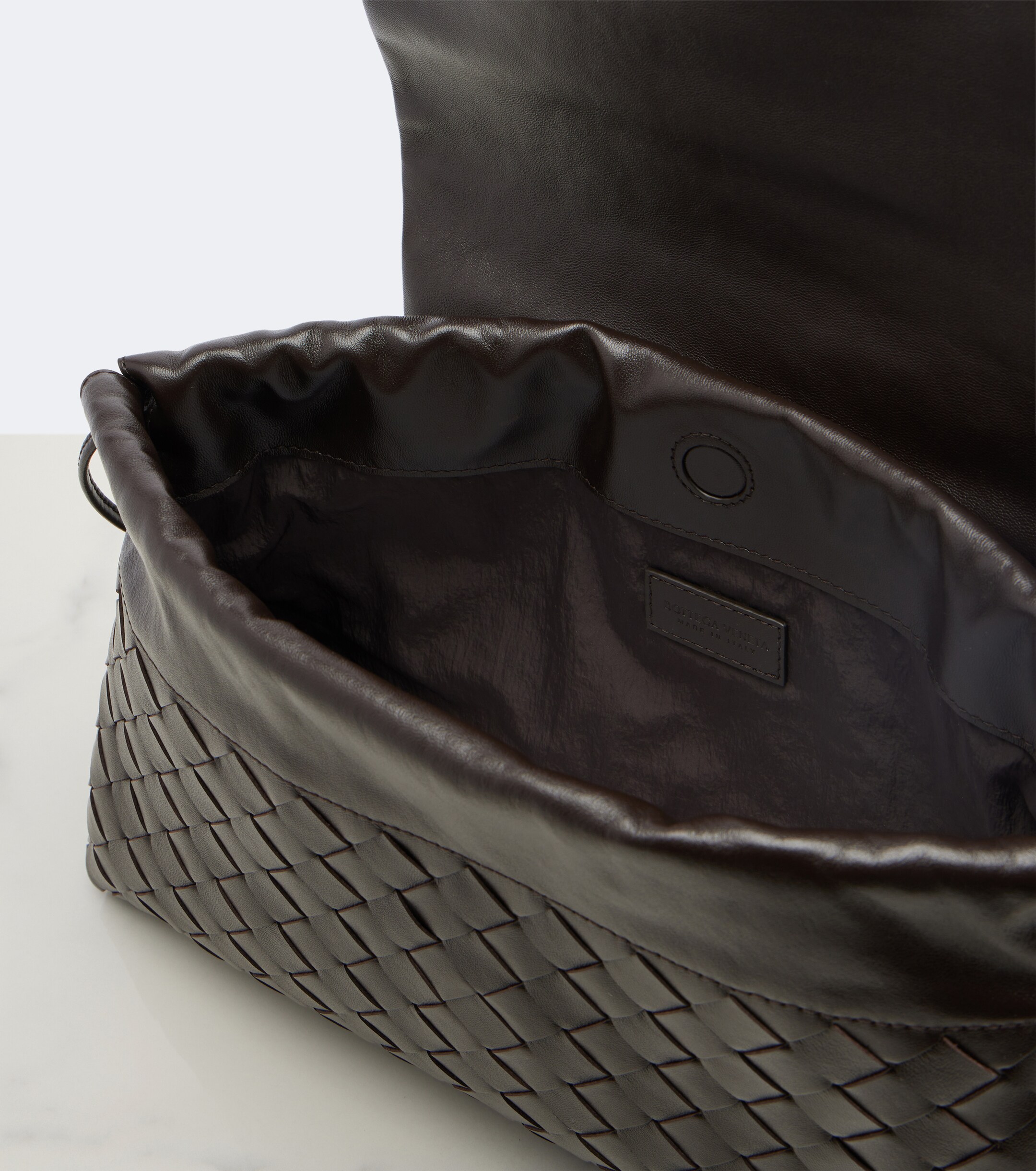 Bottega Veneta Giorno Intrecciato leather shoulder bag
