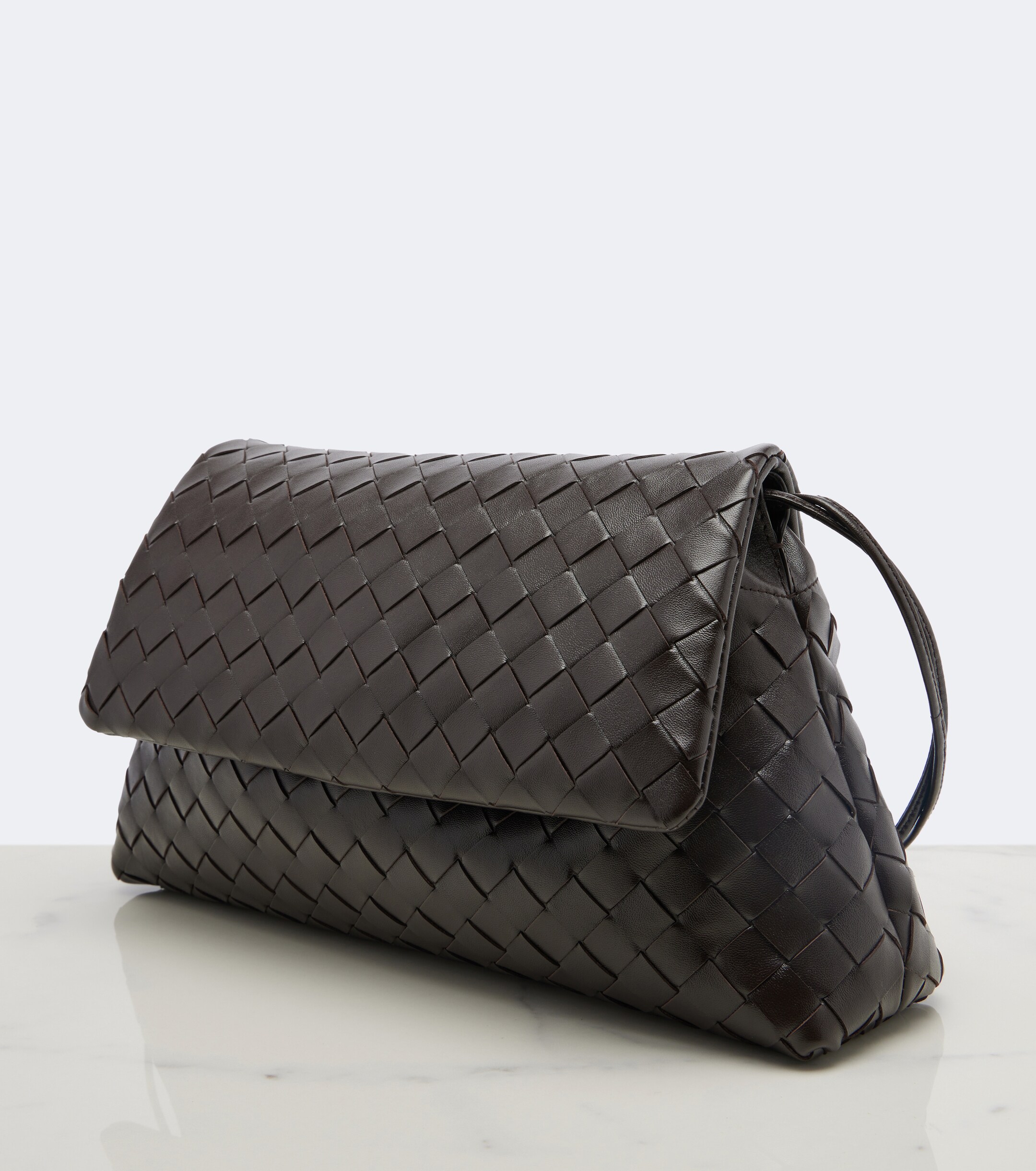 Bottega Veneta Giorno Intrecciato leather shoulder bag