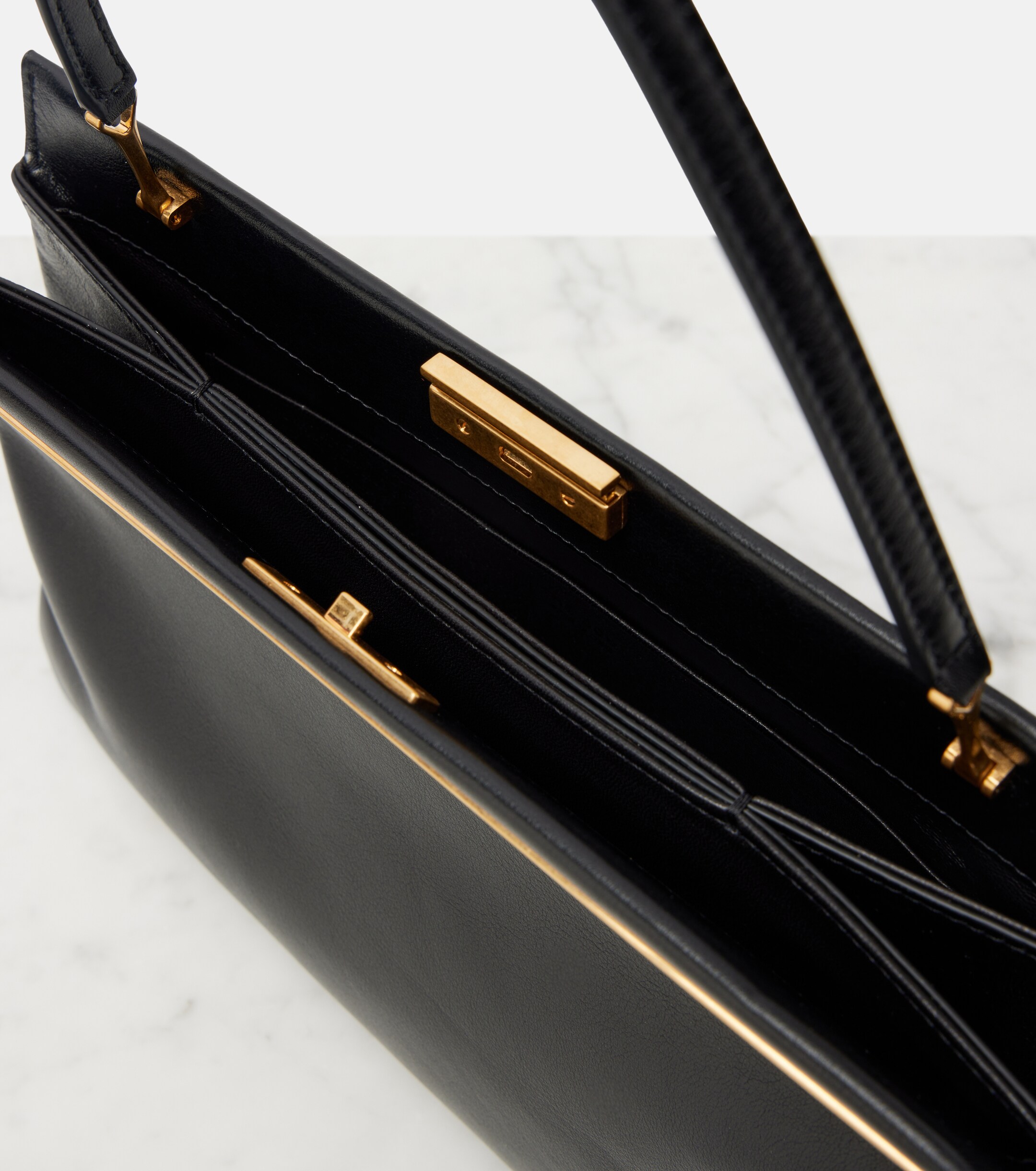 The Row Elise Medium leather shoulder bag