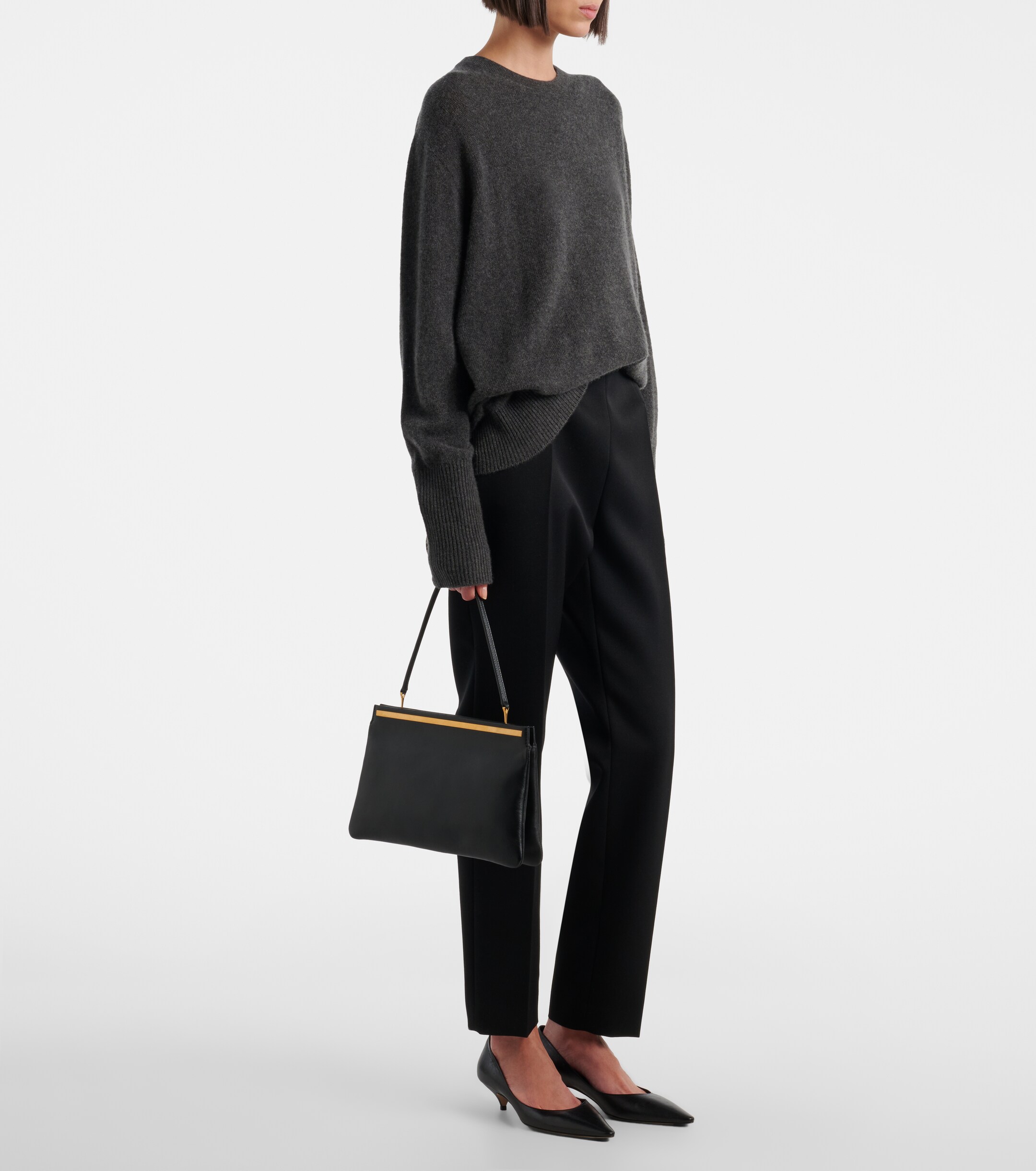 The Row Elise Medium leather shoulder bag
