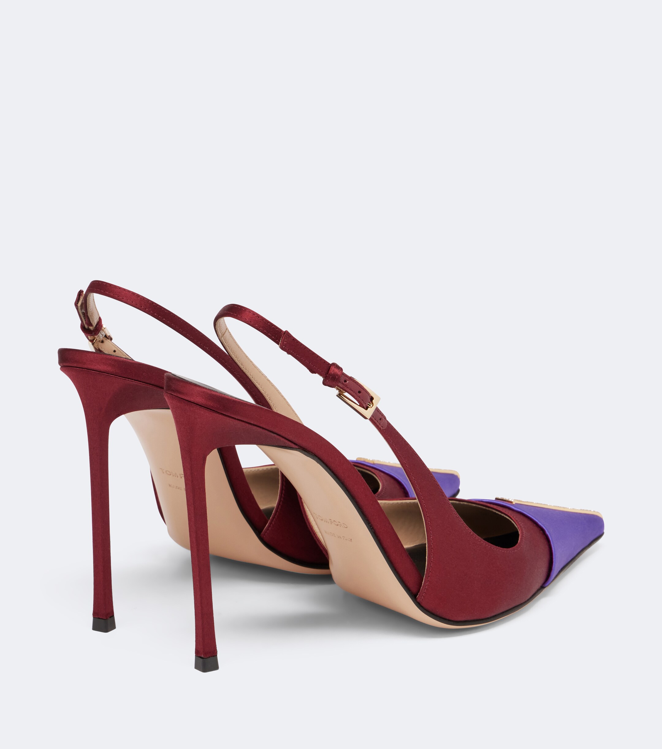 Tom Ford Tom Ford Satin slingback pumps