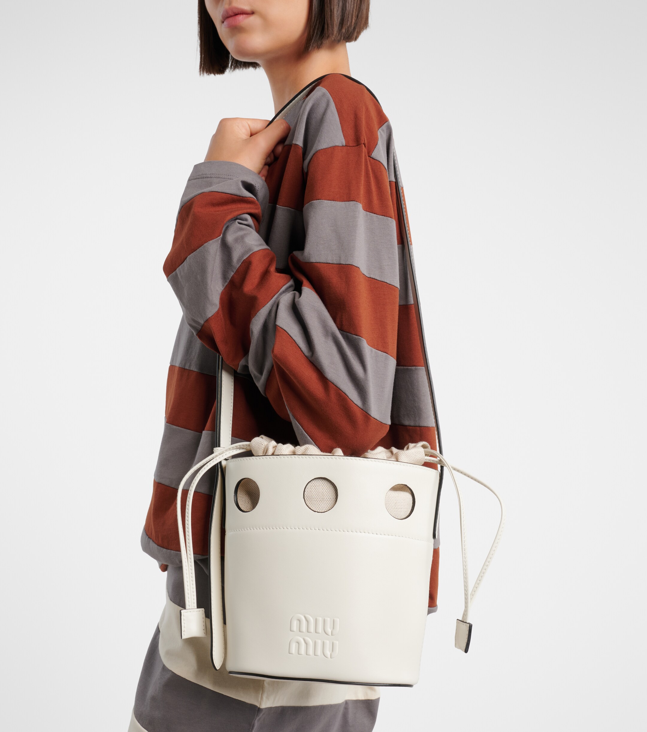 Miu Miu Leather bucket bag