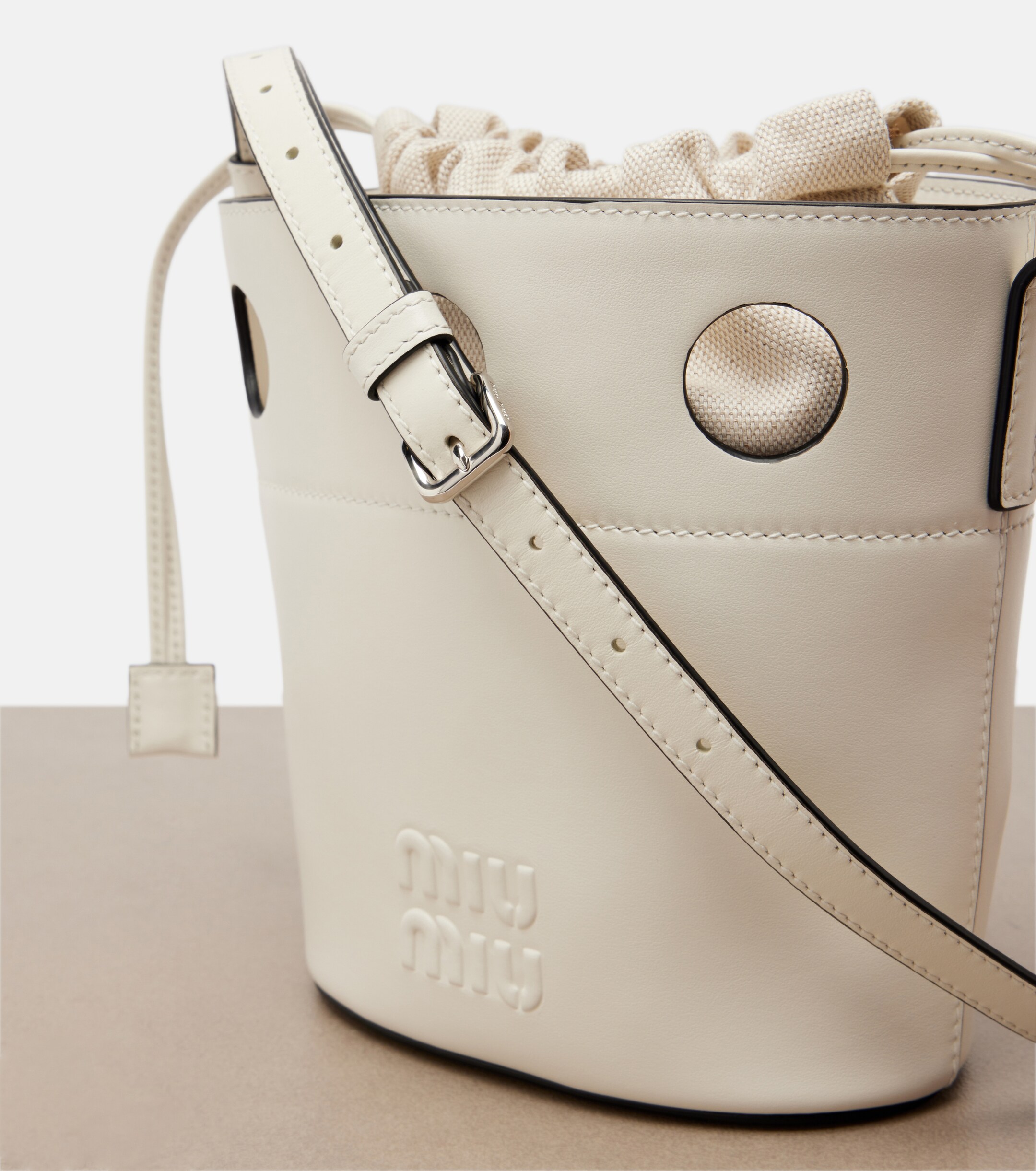 Miu Miu Leather bucket bag