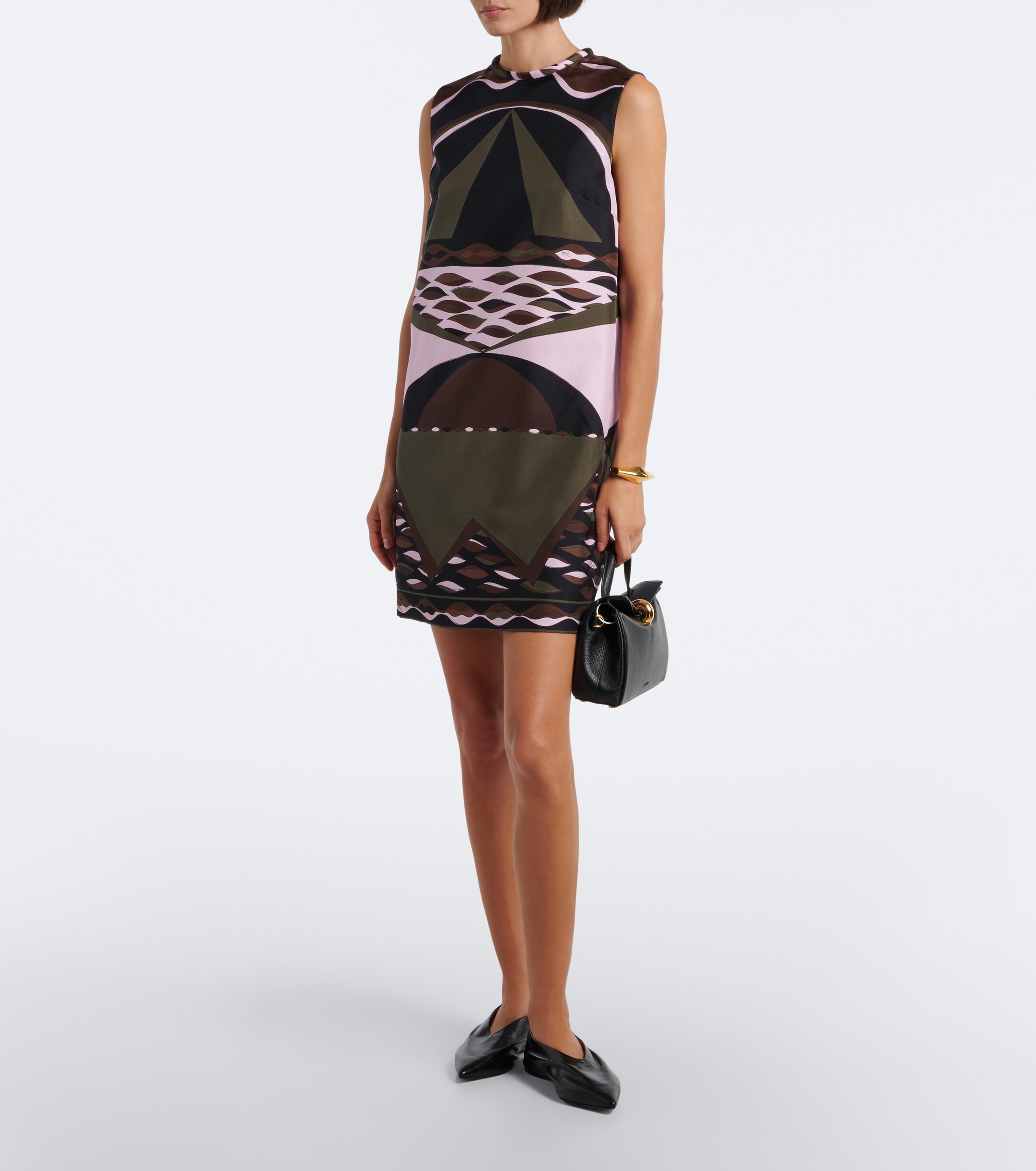Pucci Pucci Dune silk twill shift dress