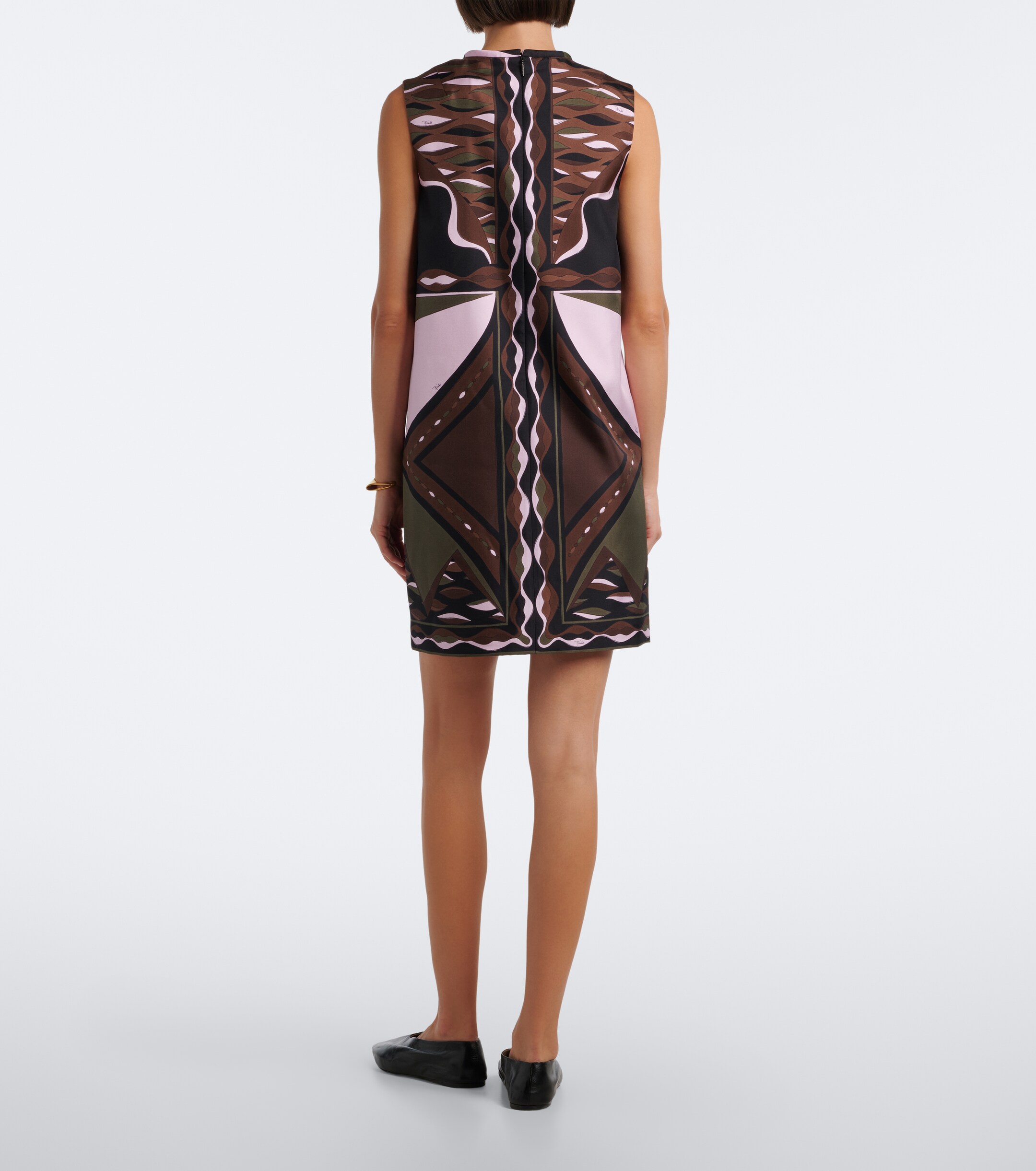 Pucci Pucci Dune silk twill shift dress