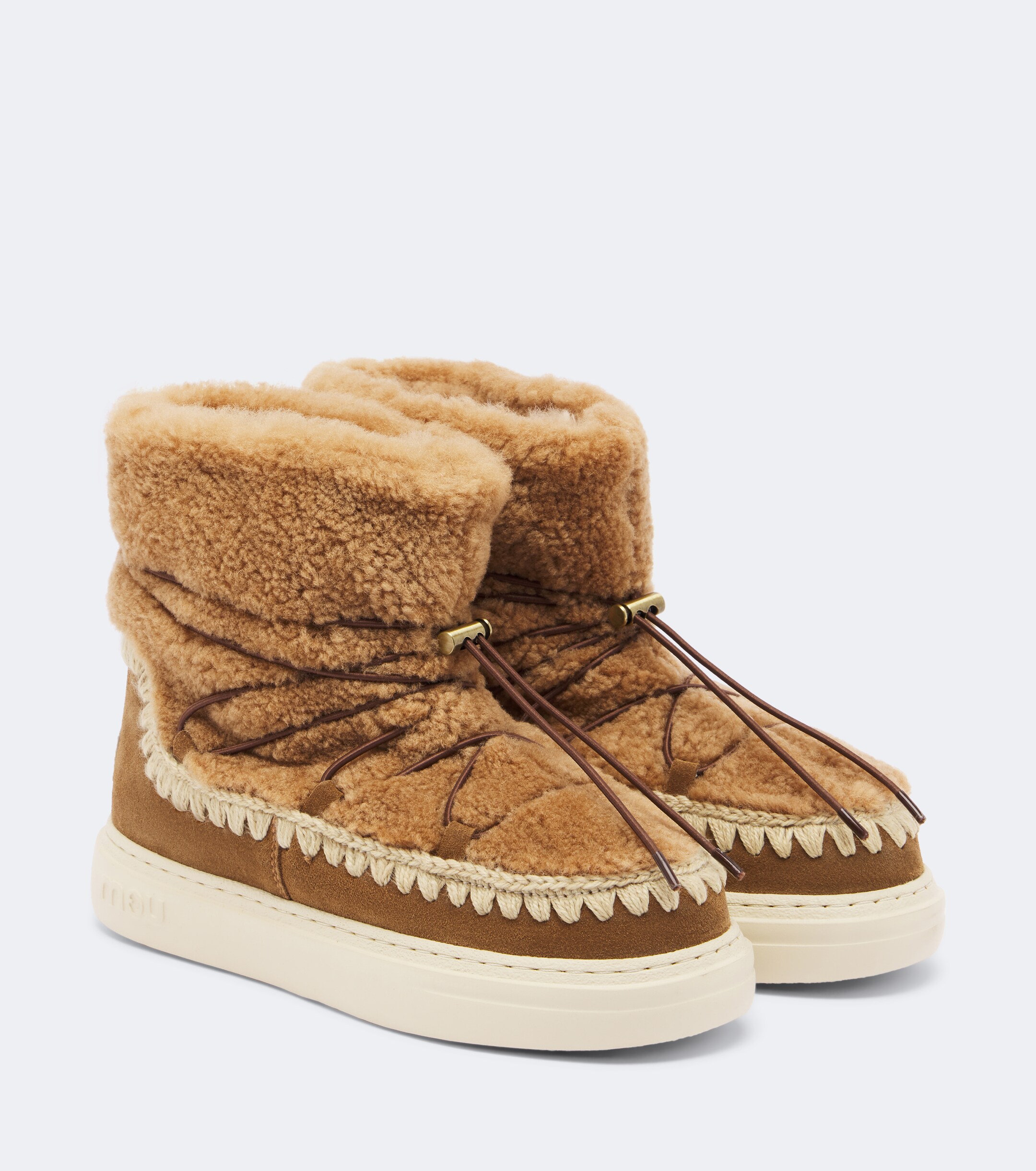 MOU Mou Sneaker Bold shearling ankle boots