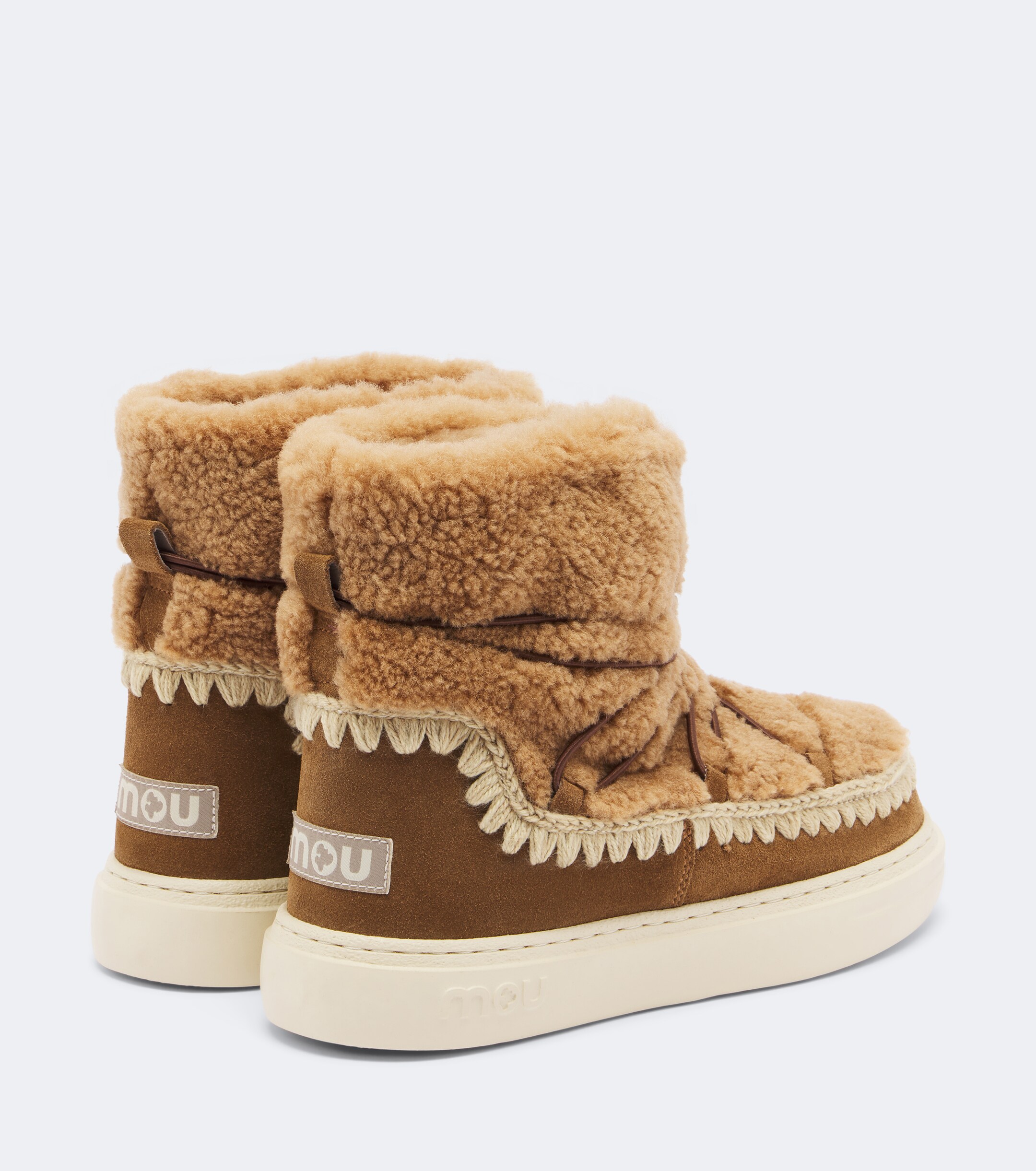 MOU Mou Sneaker Bold shearling ankle boots
