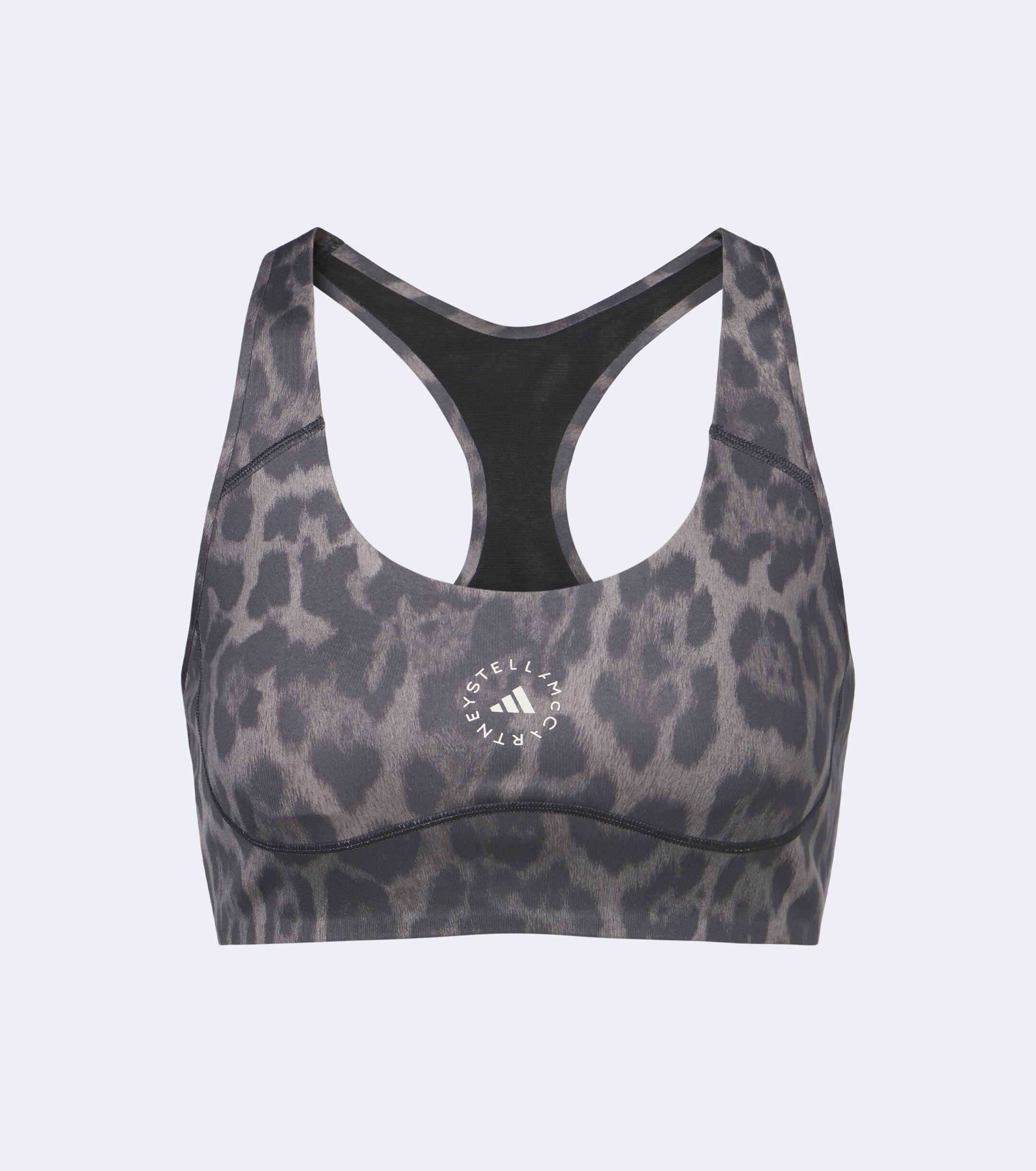 adidas by Stella McCartney Adidas by Stella McCartney Logo leopard-print sports bra
