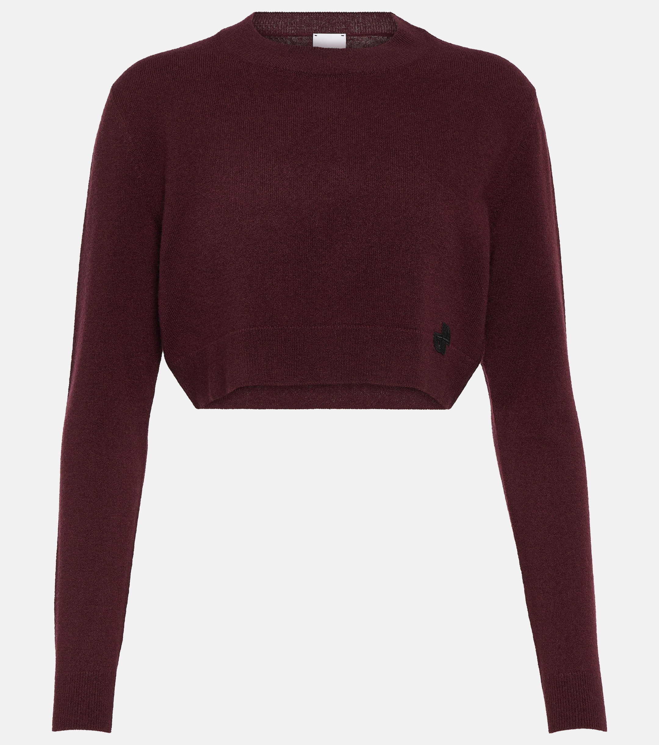 Patou Cropped cashmere wool sweater