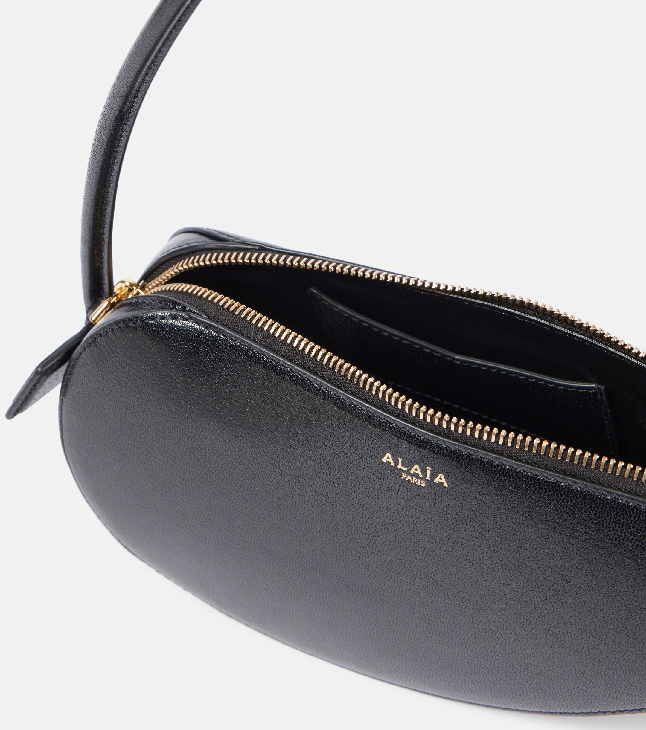 Alaïa Le Demi-Cœur leather shoulder bag