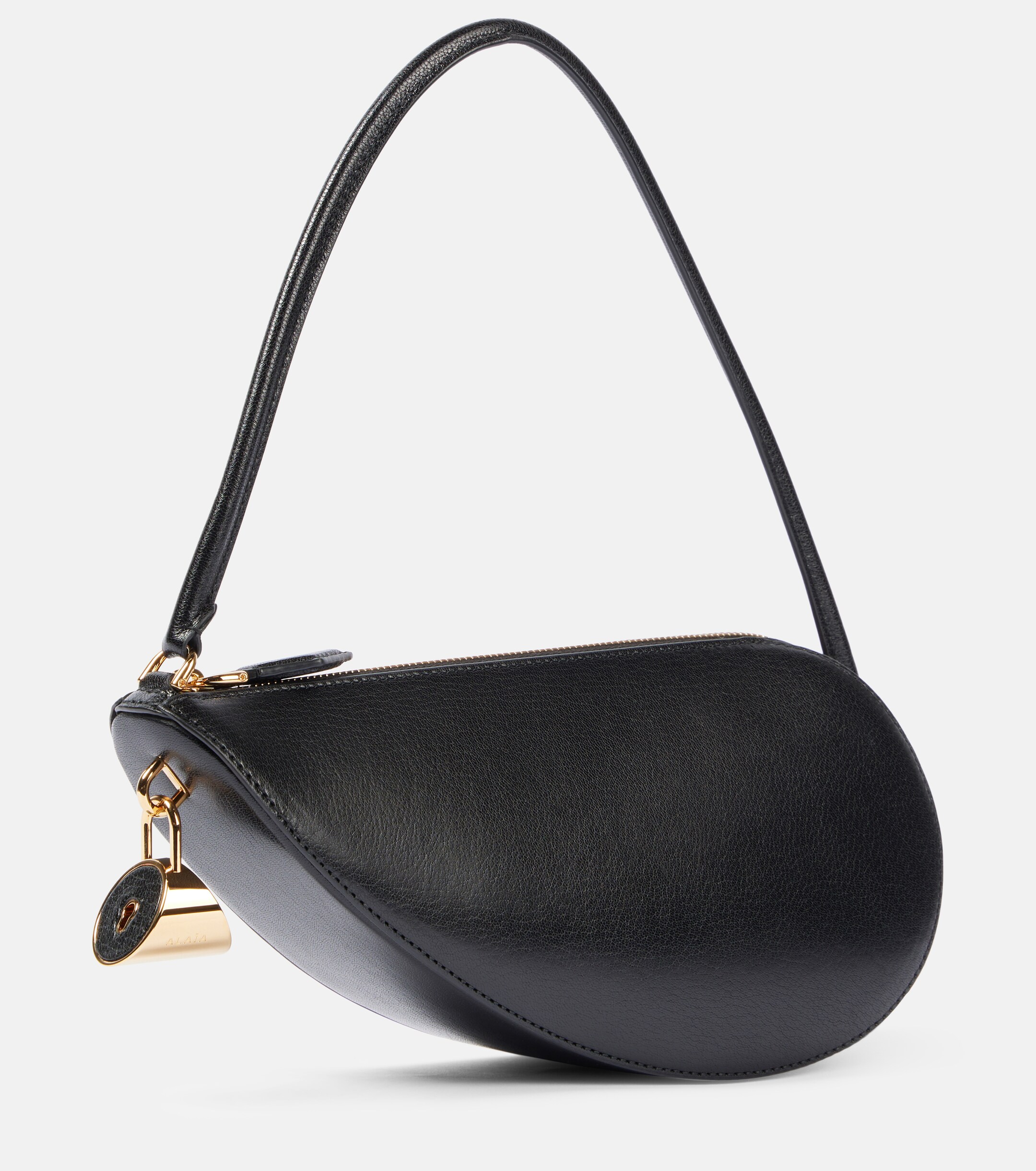 Alaïa Le Demi-Cœur leather shoulder bag