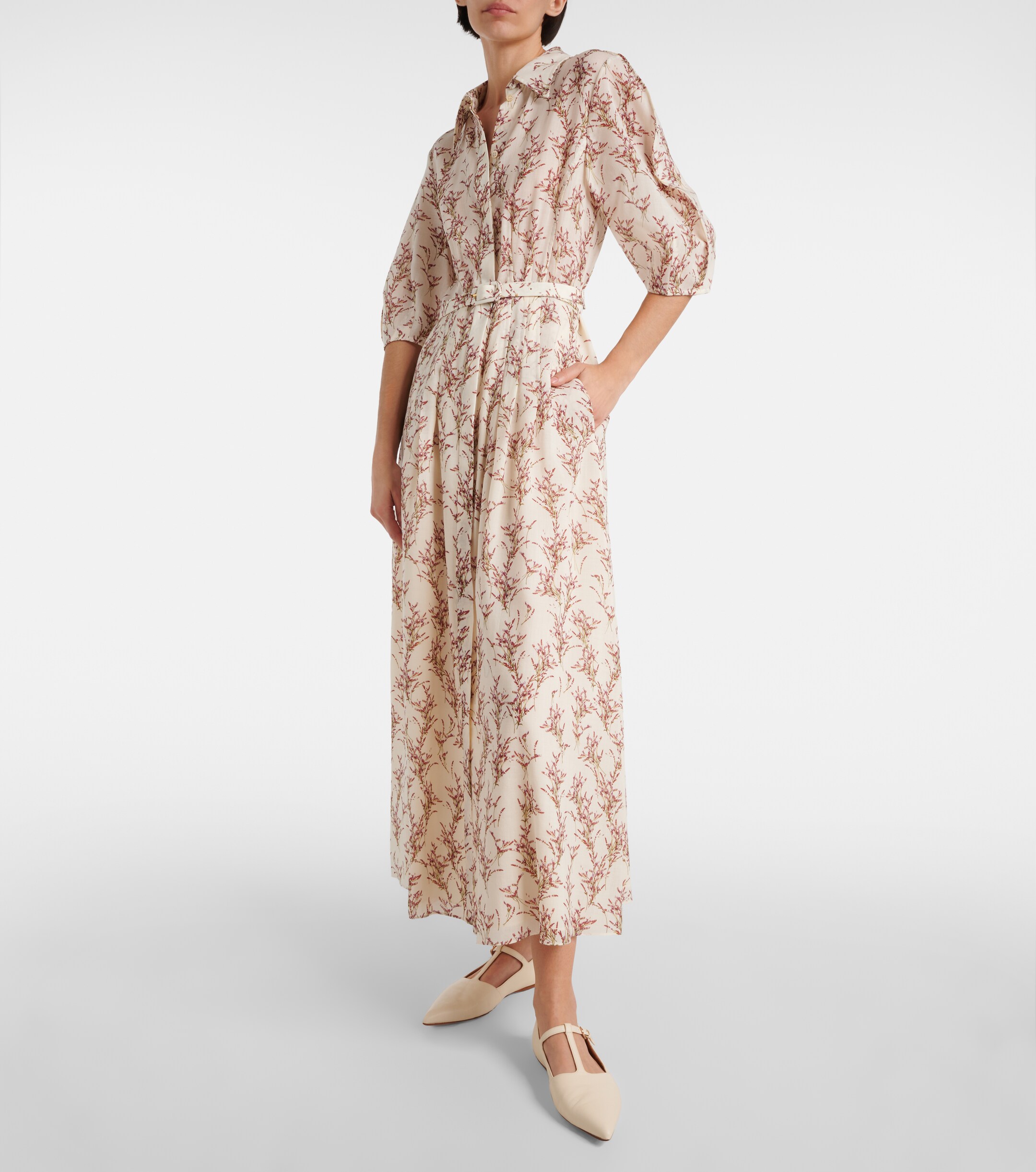 Gabriela Hearst Maude wool shirt dress
