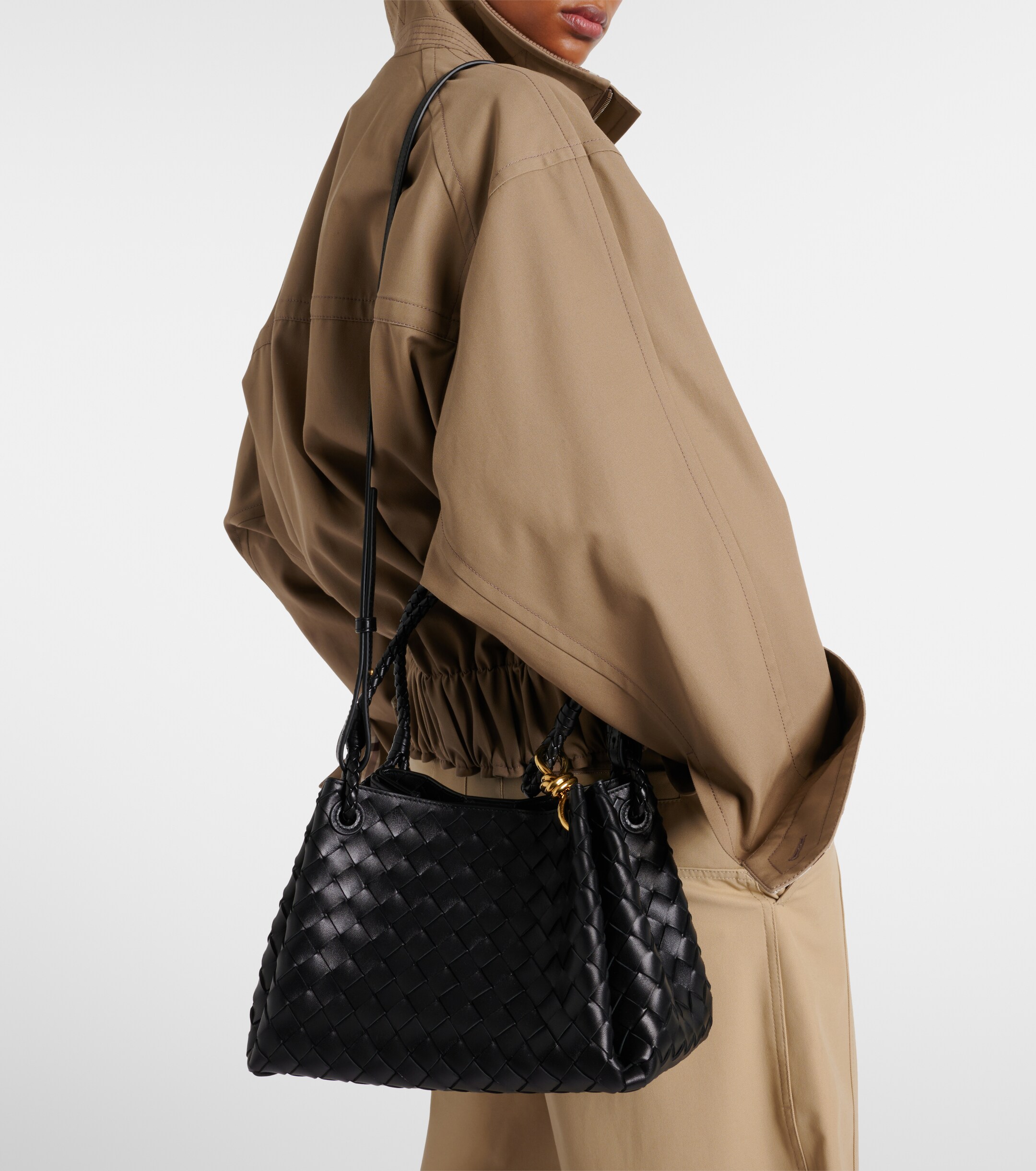 Bottega Veneta Parachute Medium Intrecciato leather tote bag