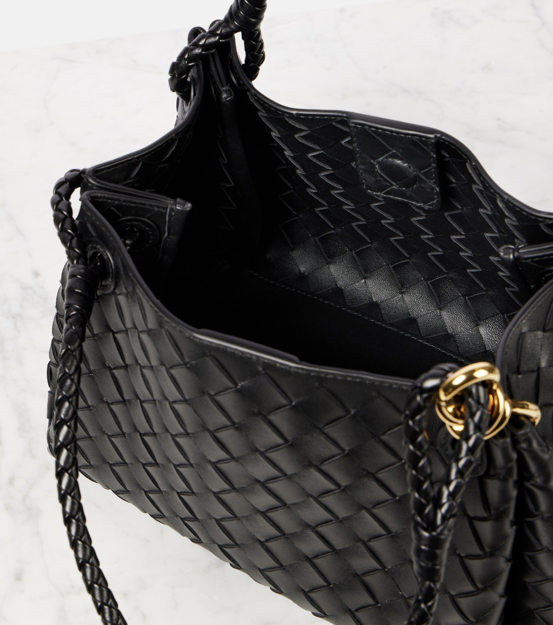 Bottega Veneta Parachute Medium Intrecciato leather tote bag