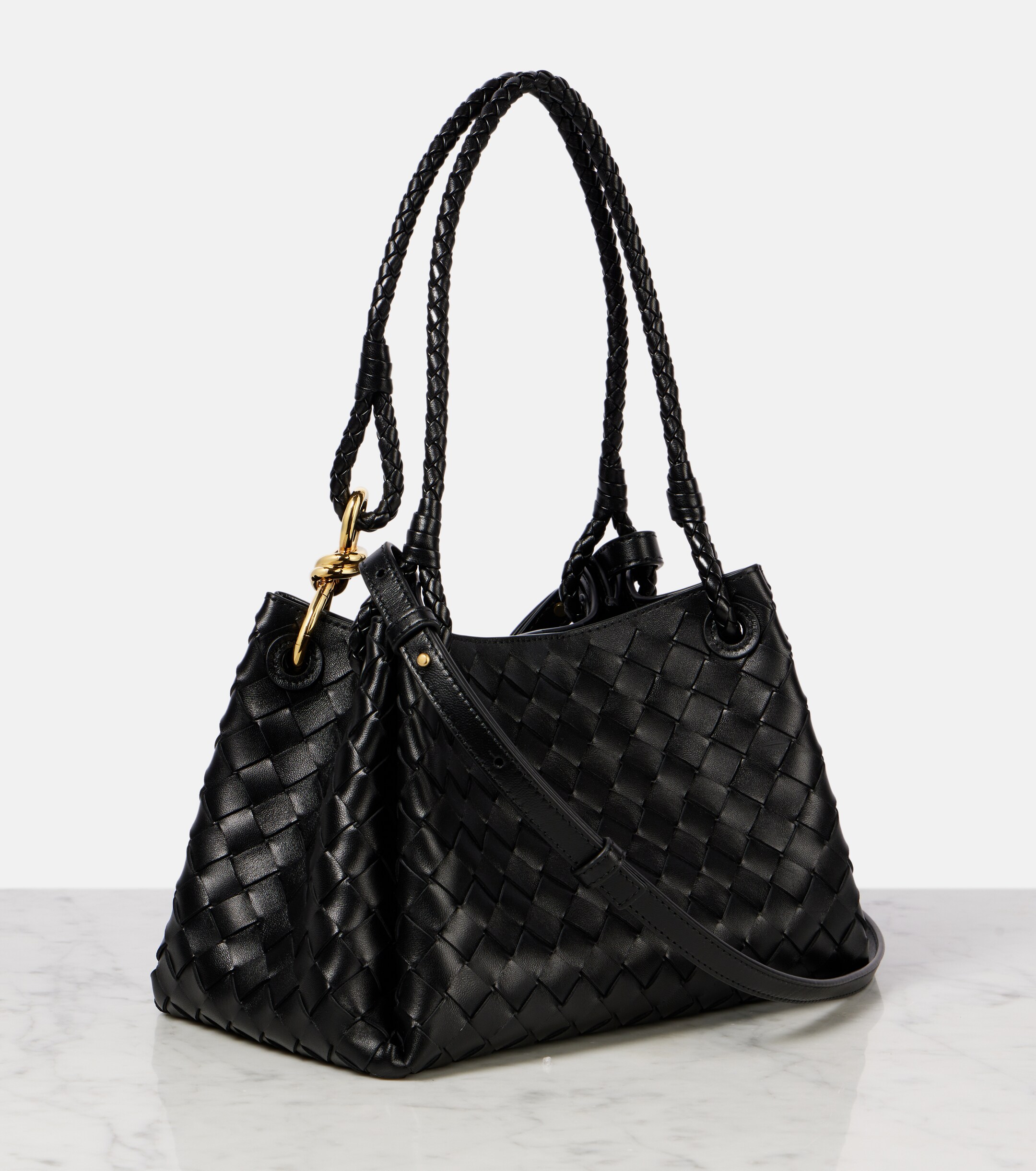 Bottega Veneta Parachute Medium Intrecciato leather tote bag