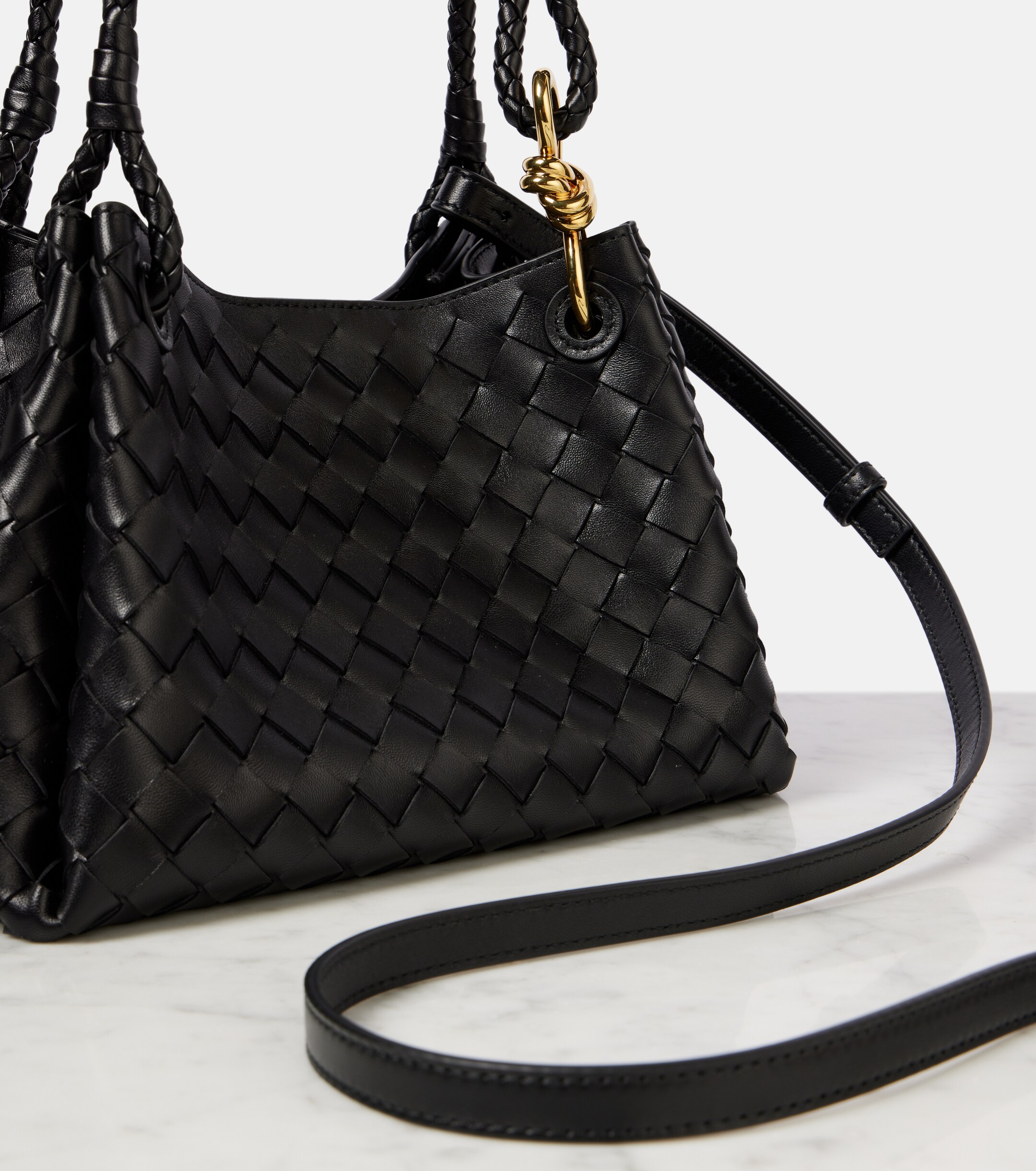 Bottega Veneta Parachute Medium Intrecciato leather tote bag