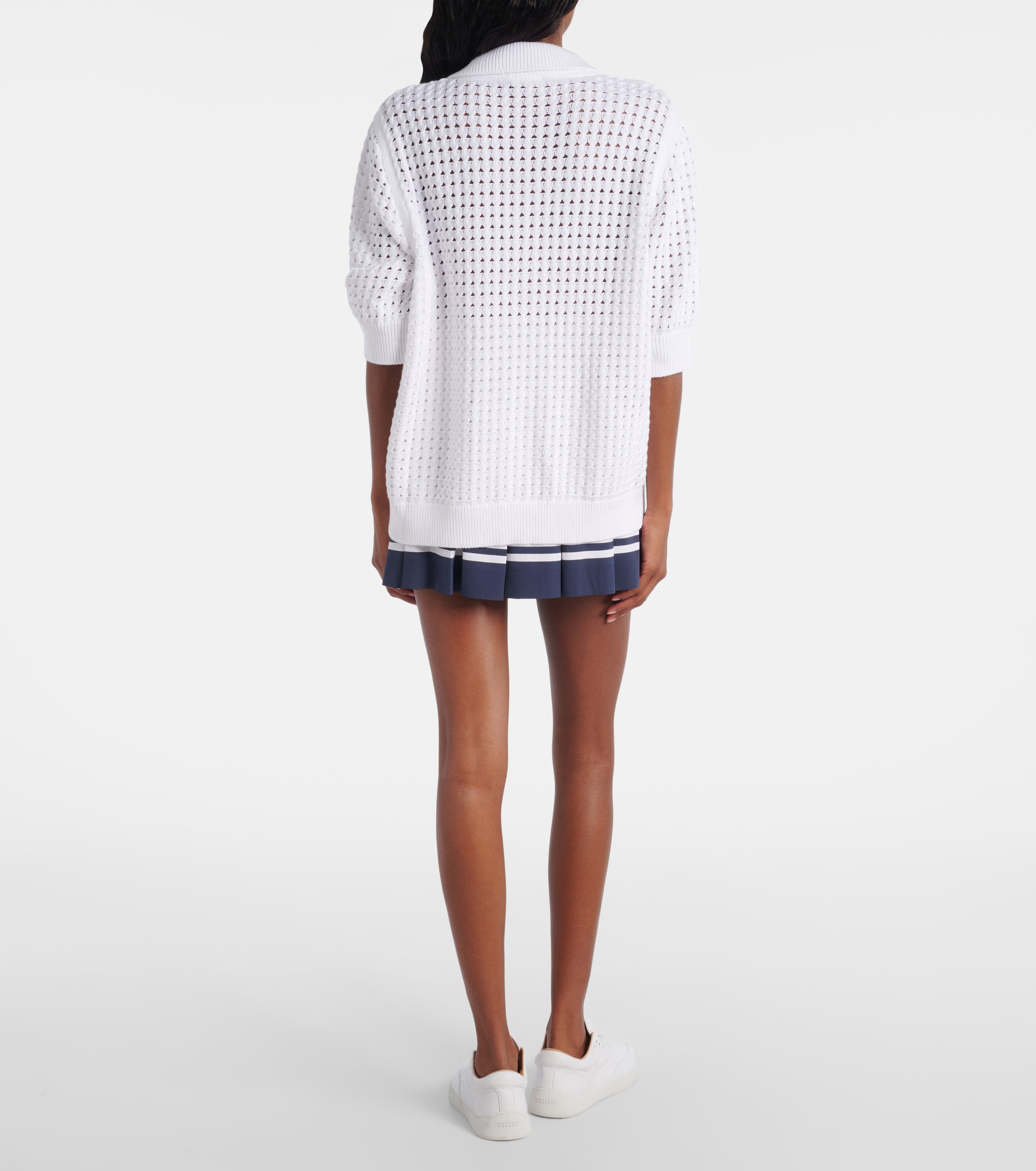 Varley Varley Ellie open-knit cotton cardigan