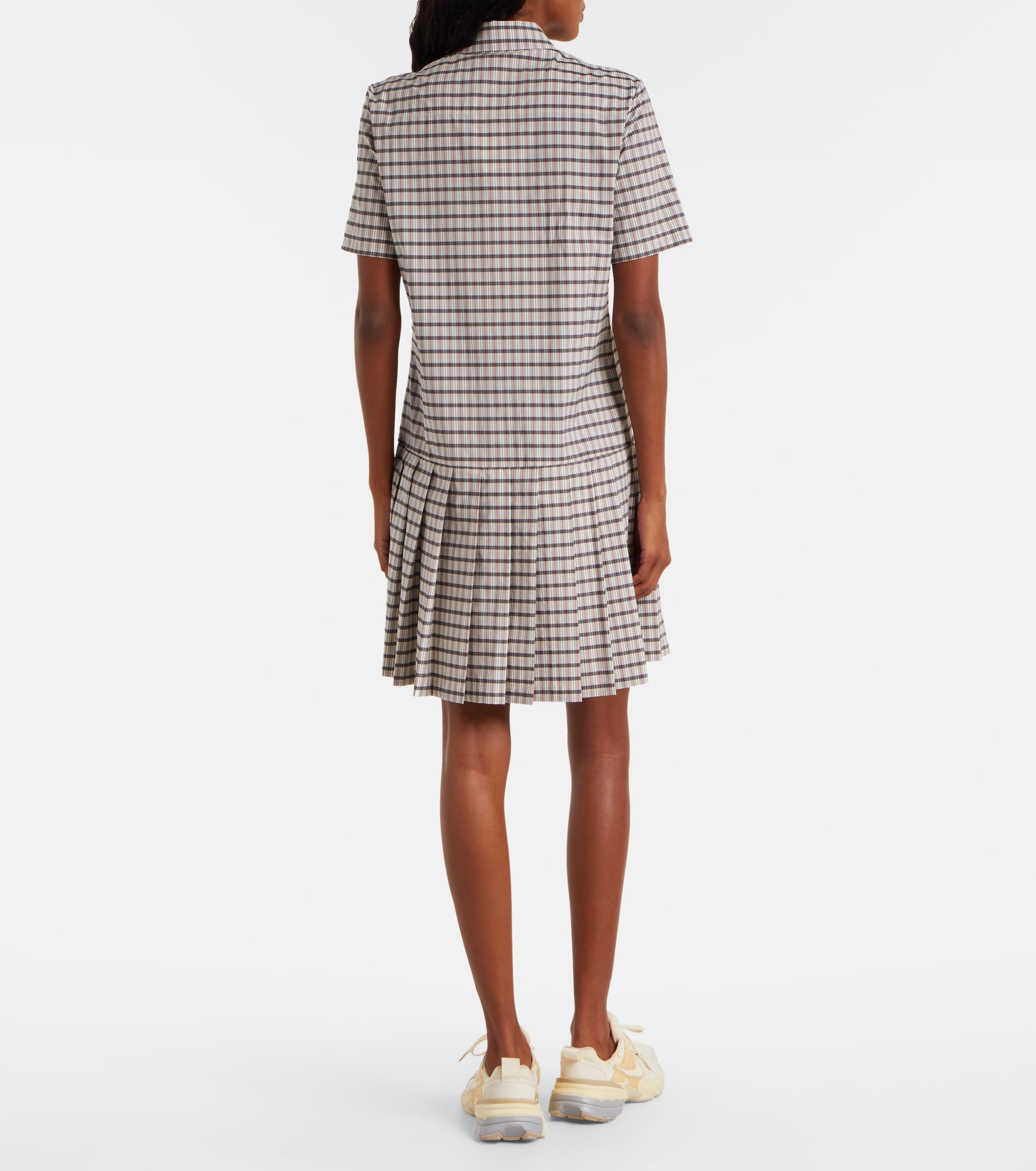 Tory Burch Tory Burch Plaid pleated minidress