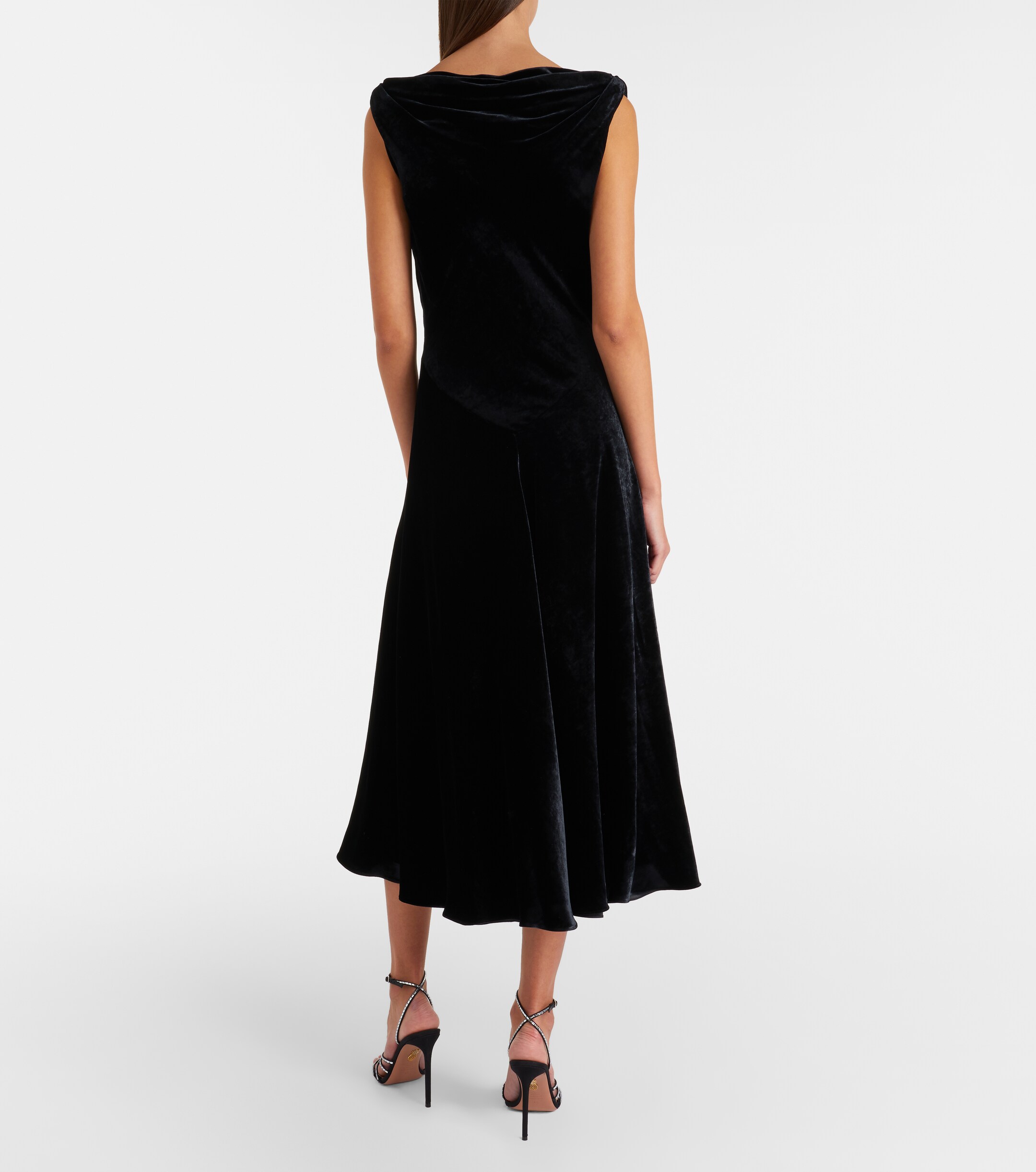 Altuzarra Drina satin midi dress