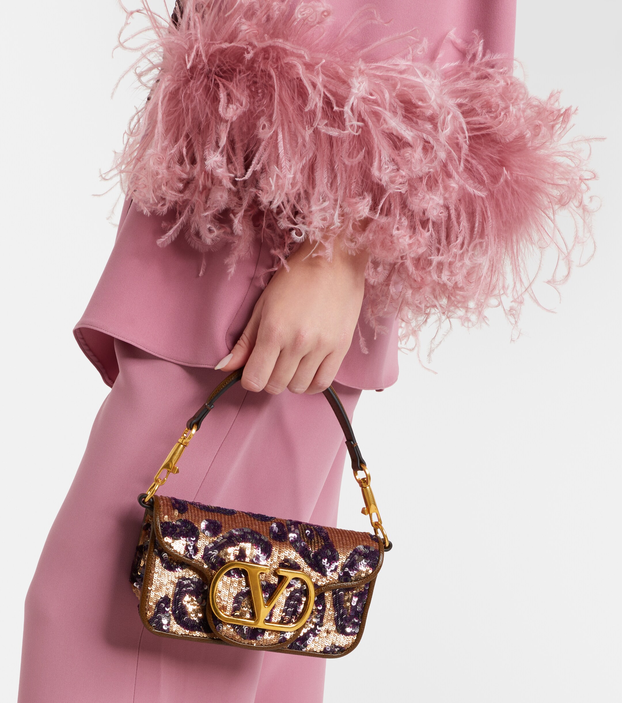 Valentino Garavani Locò Small leather top-handle bag thumbnail