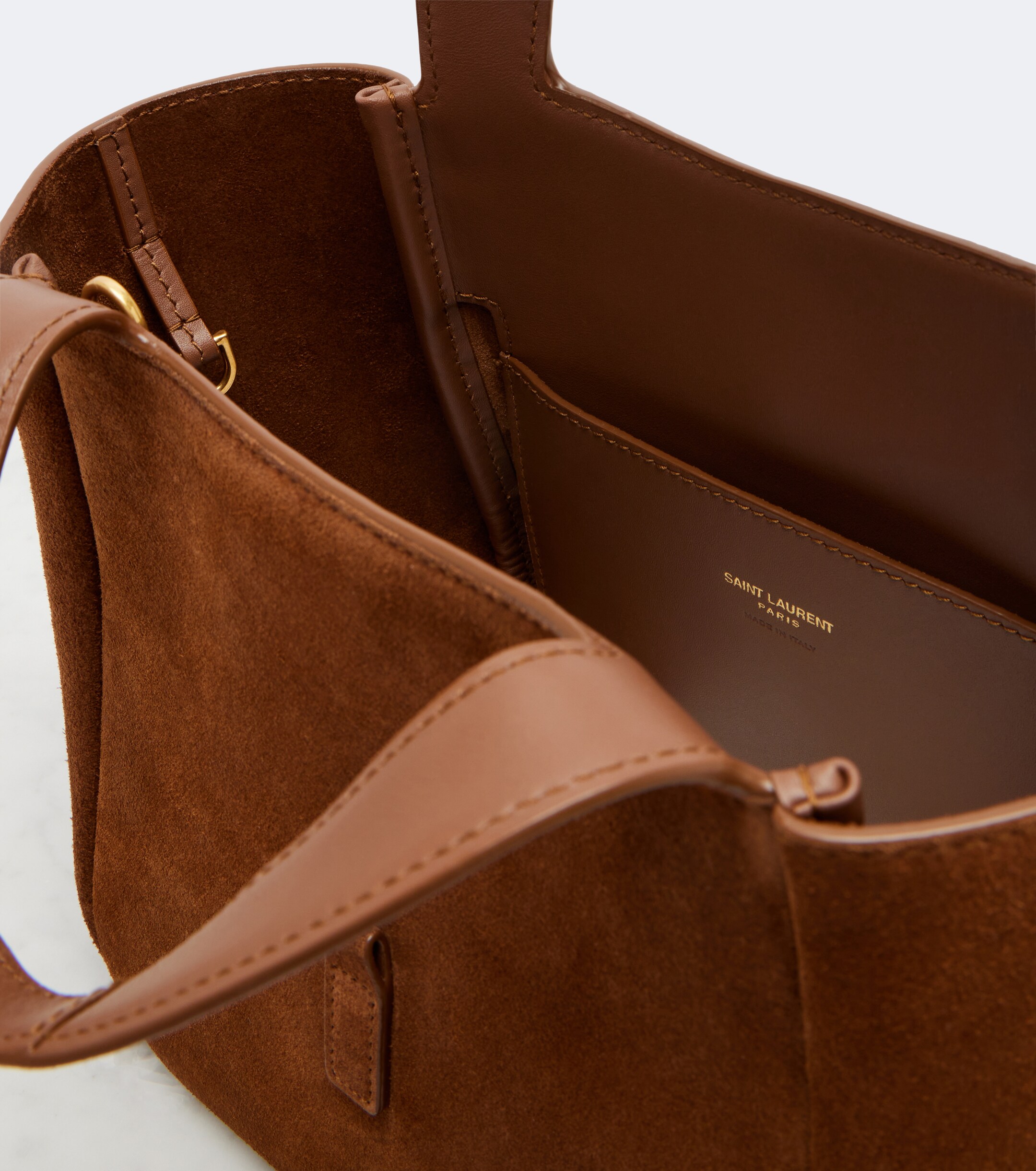 Saint Laurent Le 5 à 7 suede shoulder bag