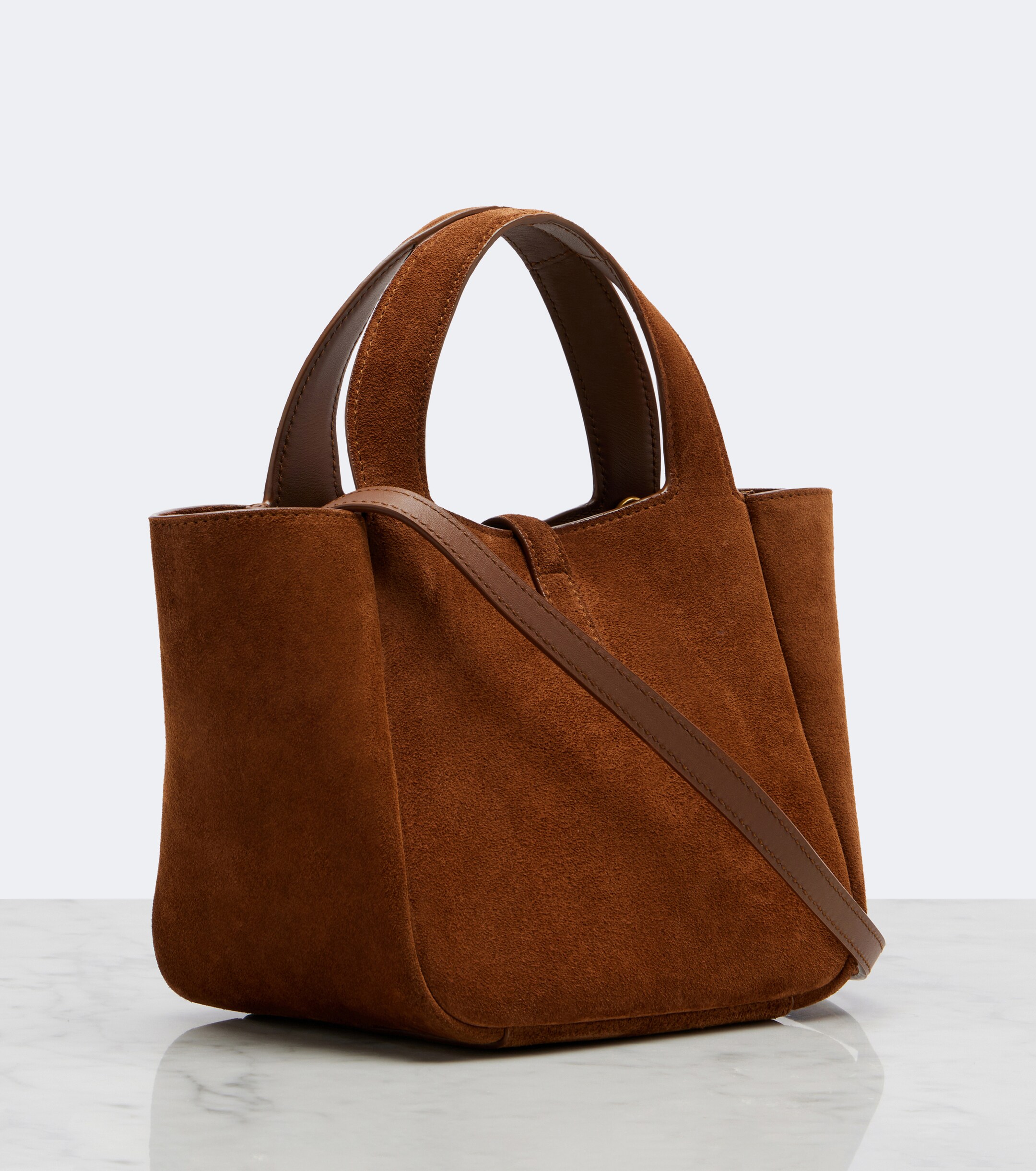 Saint Laurent Le 5 à 7 suede shoulder bag