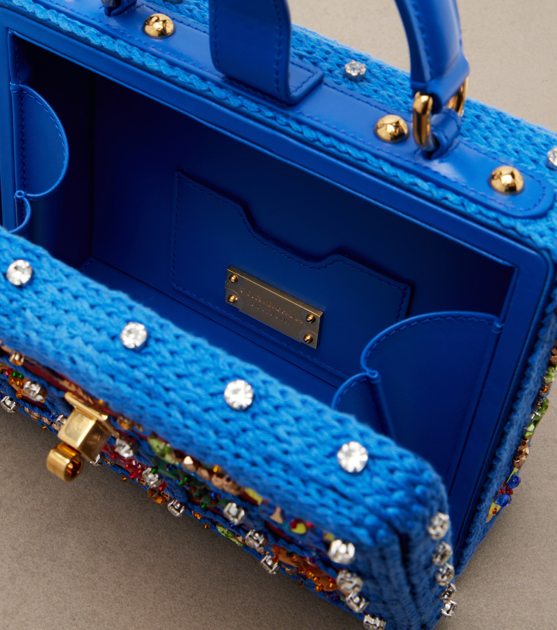 Dolce&Gabbana Dolce Box beaded box bag