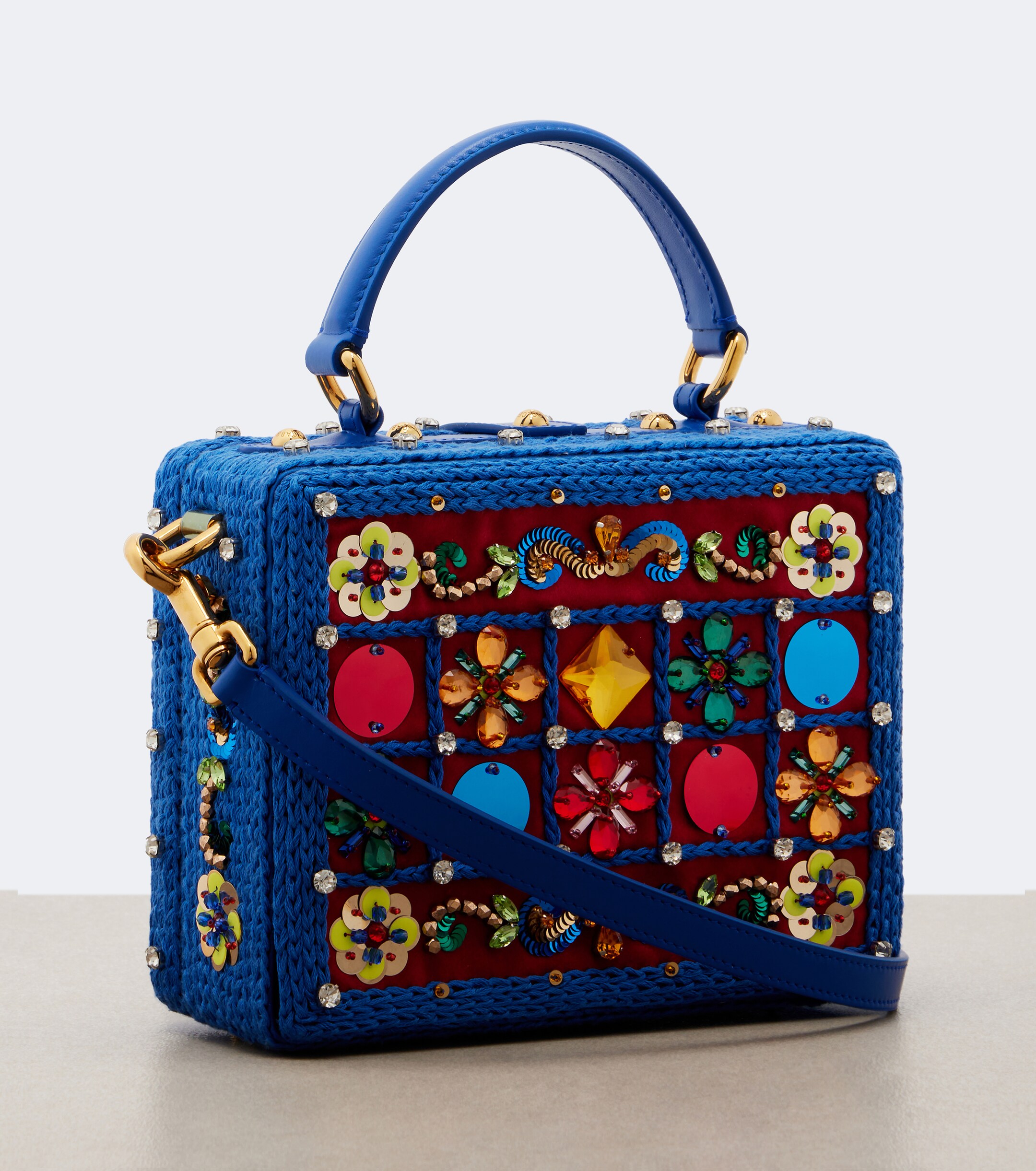 Dolce&Gabbana Dolce Box beaded box bag