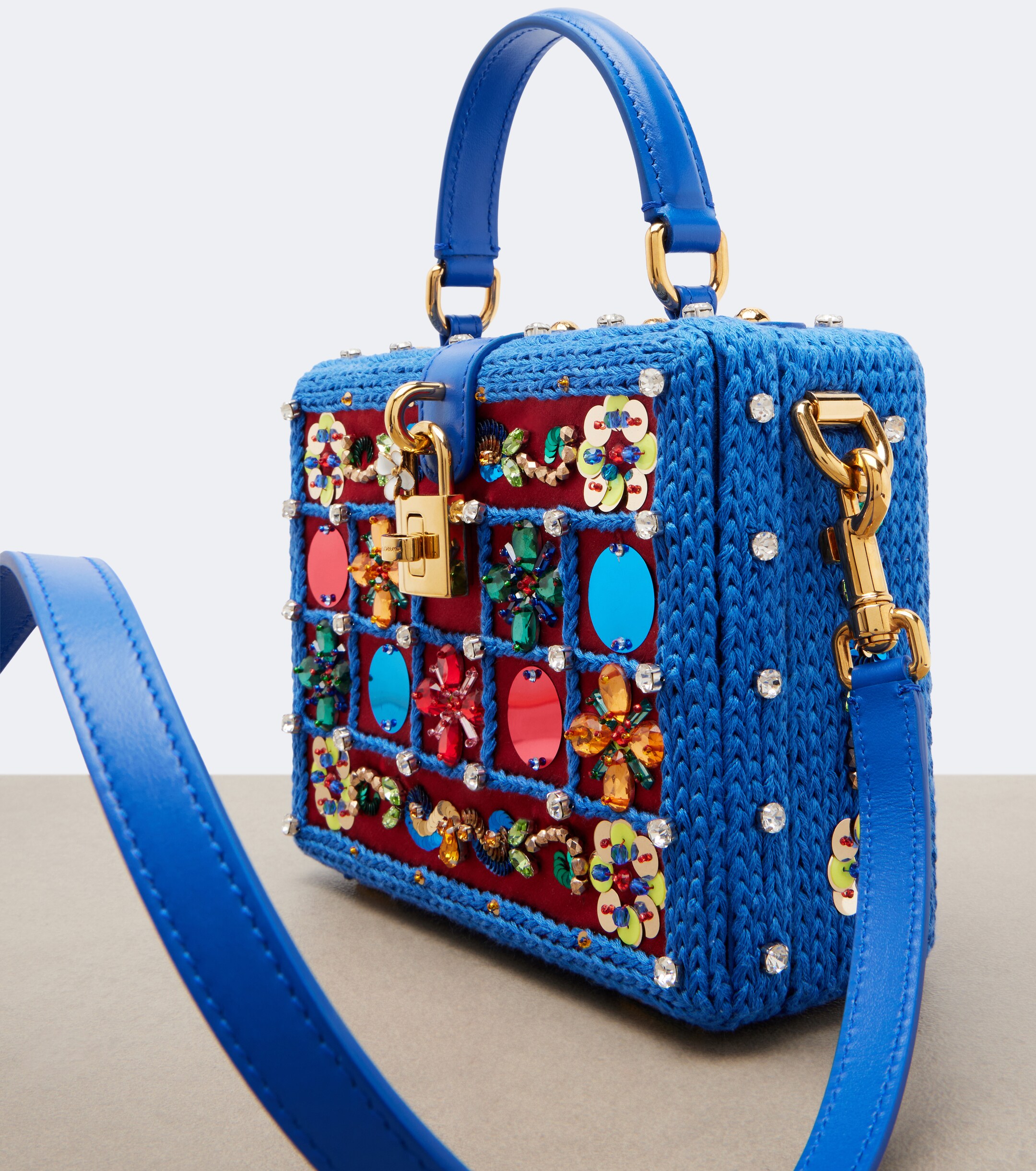 Dolce&Gabbana Dolce Box beaded box bag